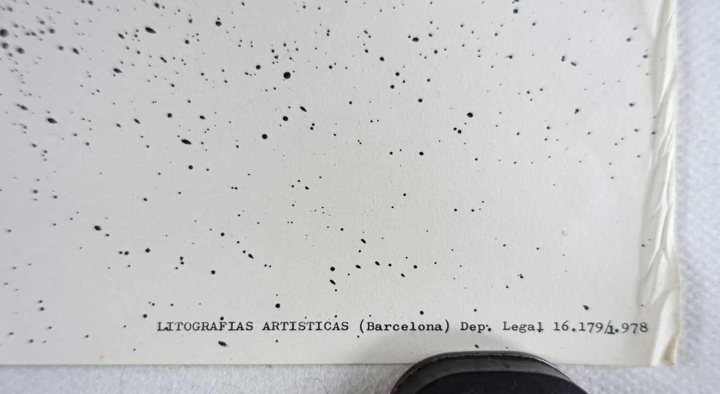 1978 Miro Galeria Maeght Exhibition Poster - Original Vintage Poster