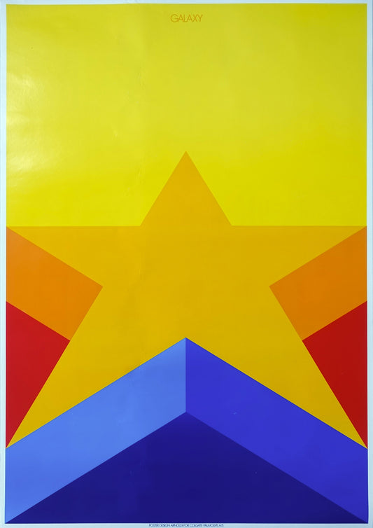 1990s Arnoldi "Galaxy" - Advertisement for Colgate-Palmolive - Original Vintage Poster