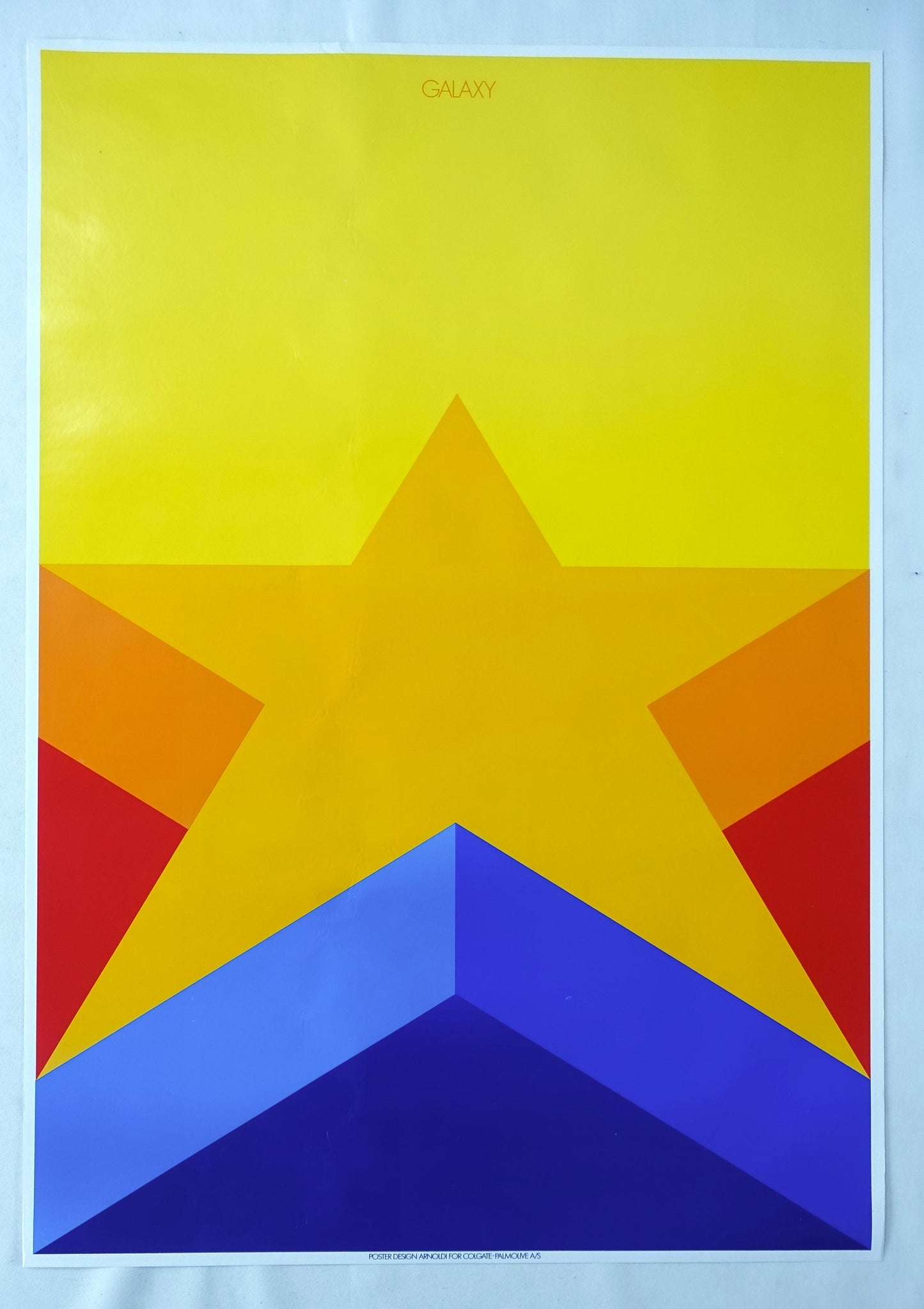 1990s Arnoldi "Galaxy" - Advertisement for Colgate-Palmolive - Original Vintage Poster