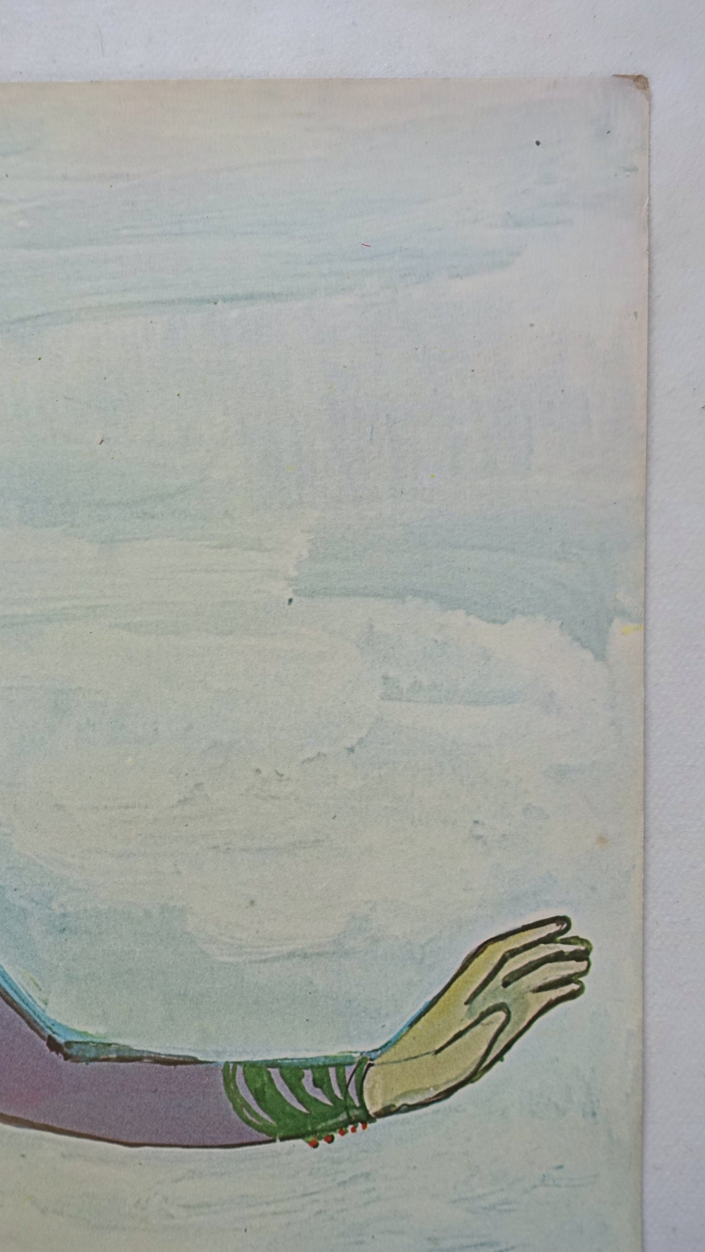 1970s "The Princess" from the Little Mermaid by Wiinblad - Original Vintage Poster