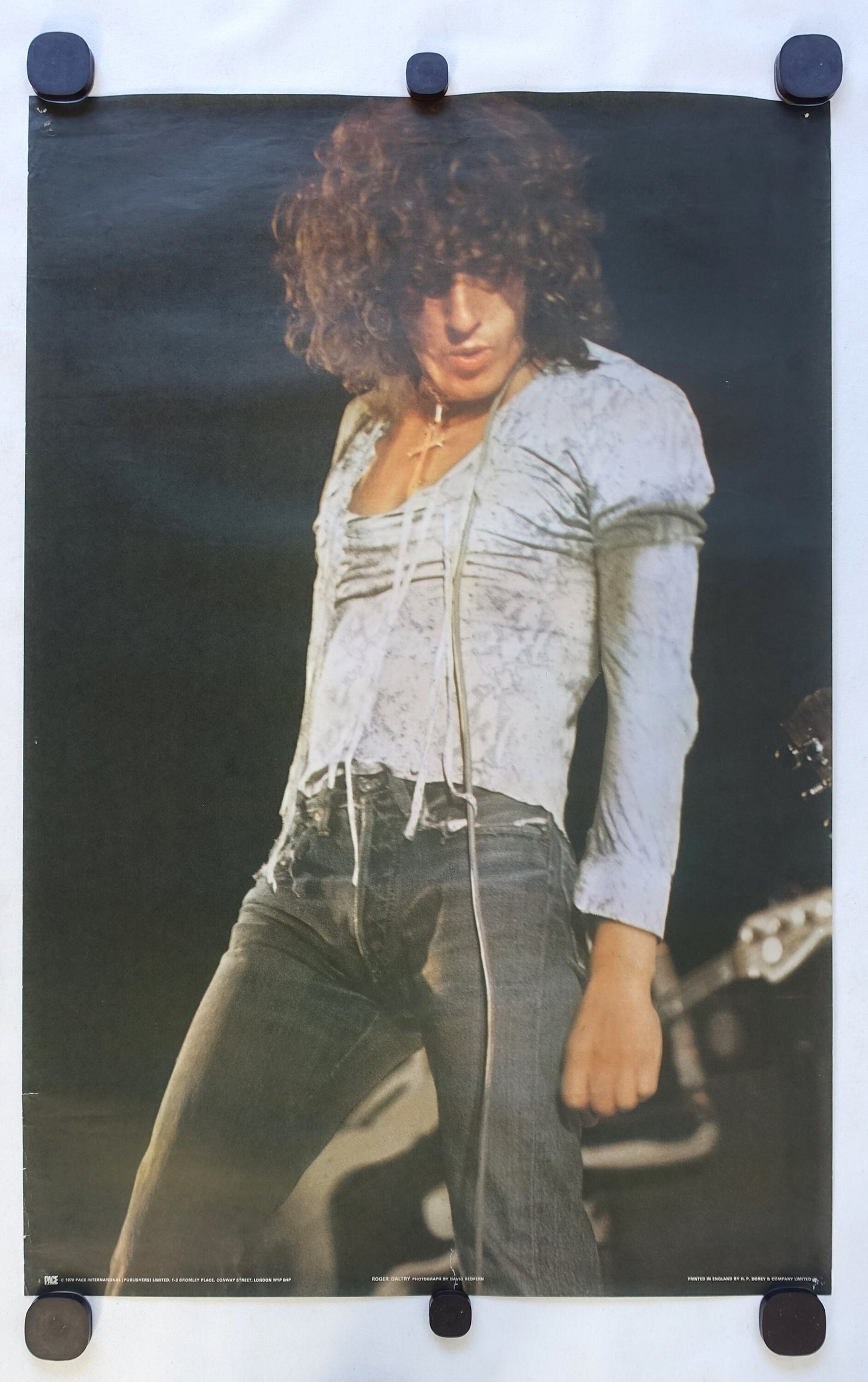 1970 Roger Daltrey Concert Poster - Original Vintage Poster