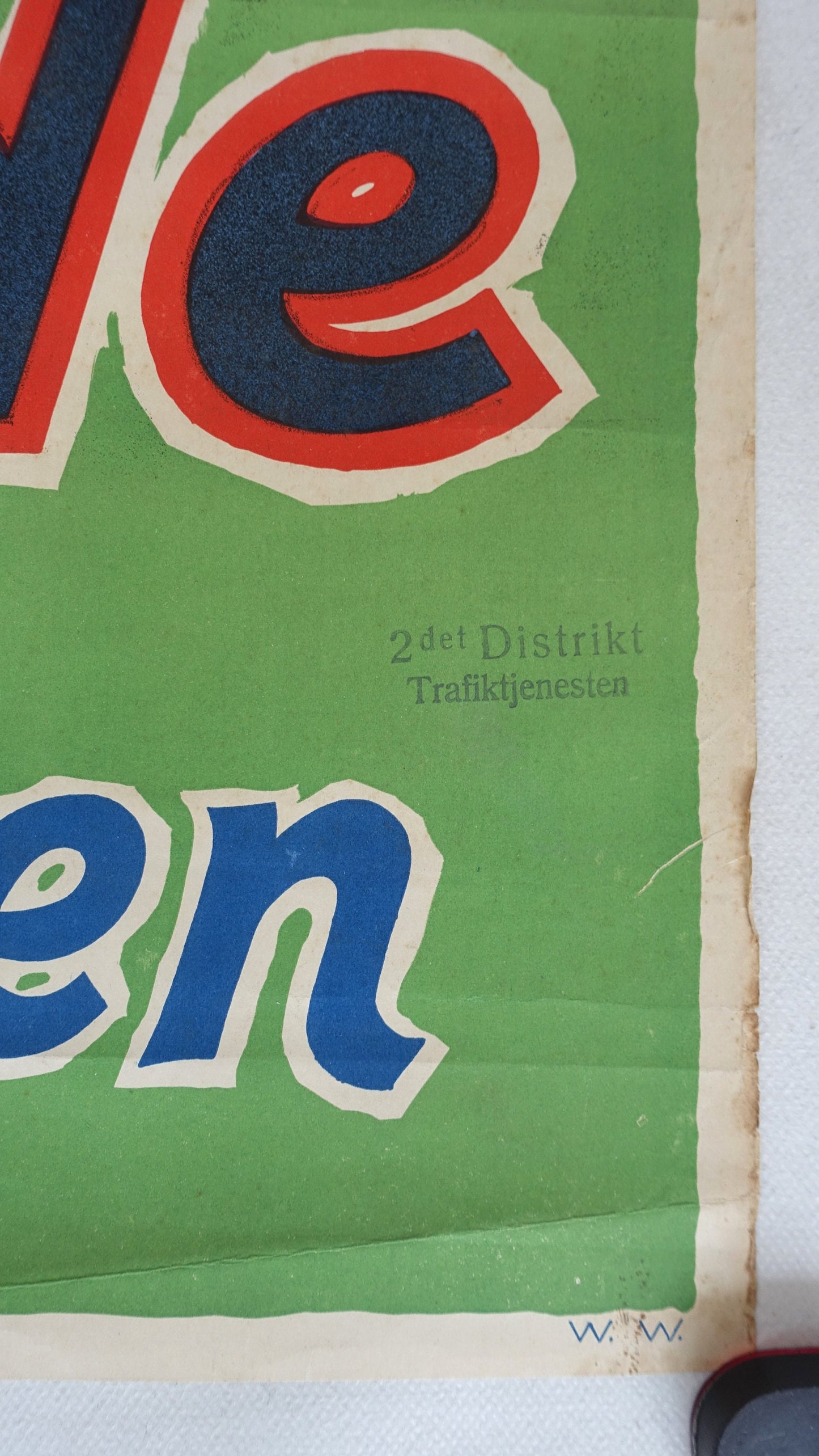 1940s Denmark Roskilde Travel Poster - Original Vintage Poster