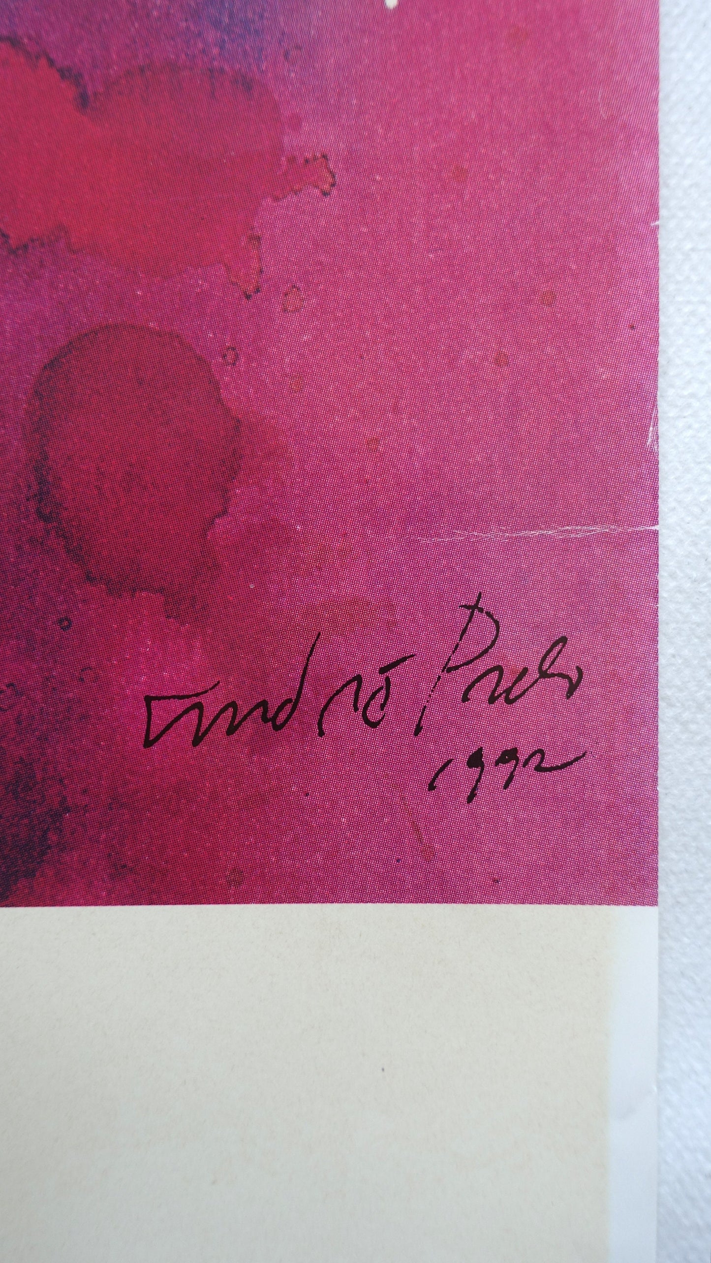 1992 Netherlands Travel Poster by Scandinavian Airlines - Original Vintage Poster