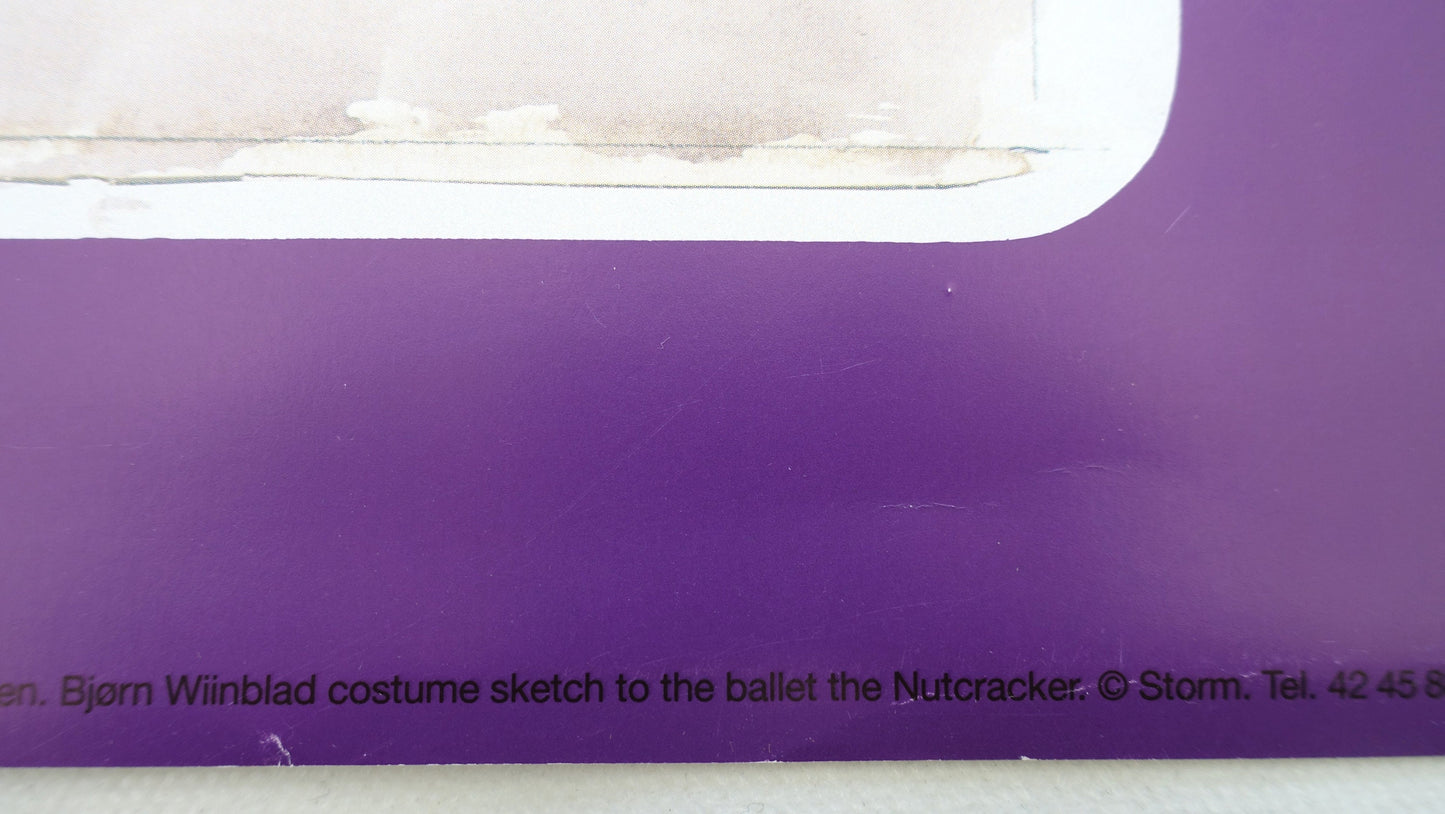 1980s Wiinblad Costume Design for The Nutcracker - Original Vintage Poster