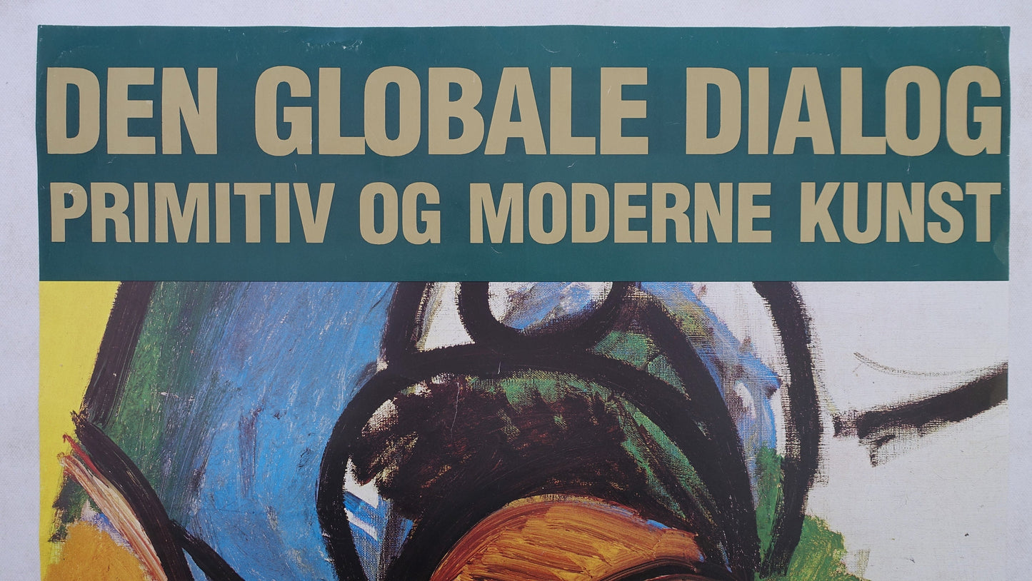 1986 Picasso Art Exhibition Louisiana Poster - Original Vintage Poster