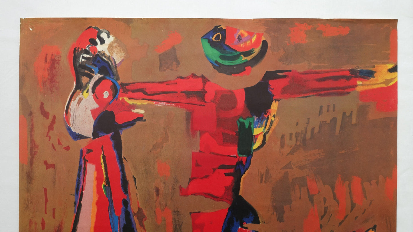 1972 Summer Olympics Munich by Marino Marini - Original Vintage Poster