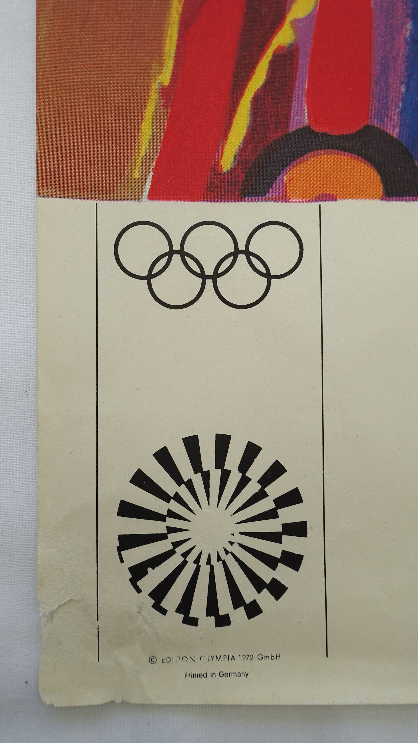 1972 Summer Olympics Munich by Marino Marini - Original Vintage Poster