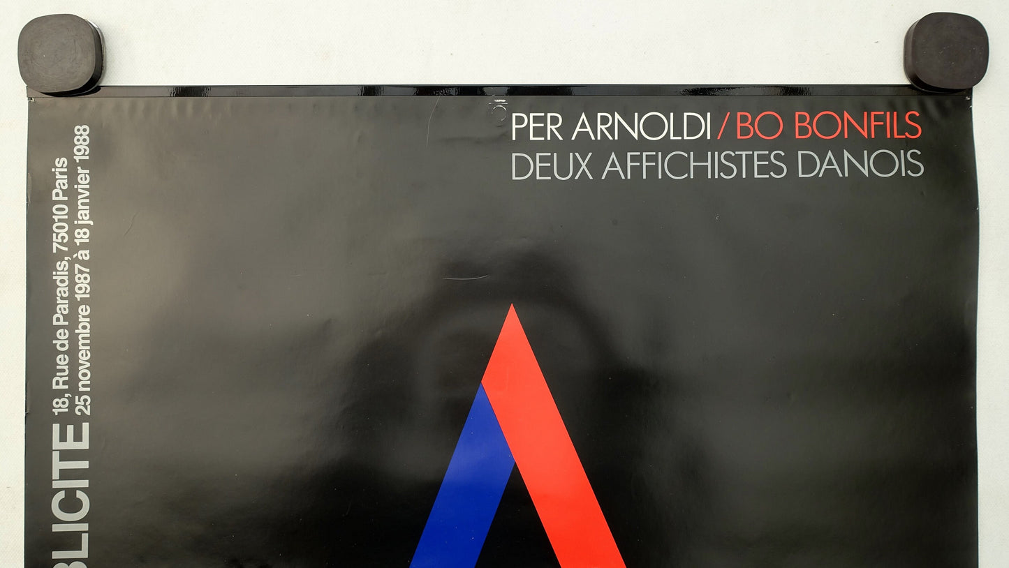 1987 Arnoldi Exhibition Poster - Original Vintage Poster