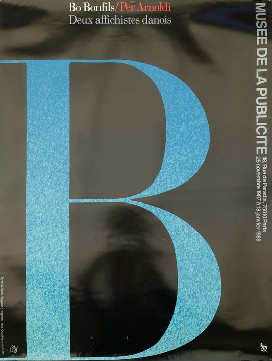 1987 Arnoldi Exhibition Poster - Original Vintage Poster