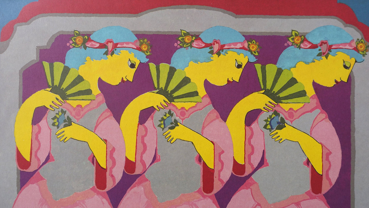 1996 Wiinblad Lilac-Time Stage Play - Original Vintage Poster