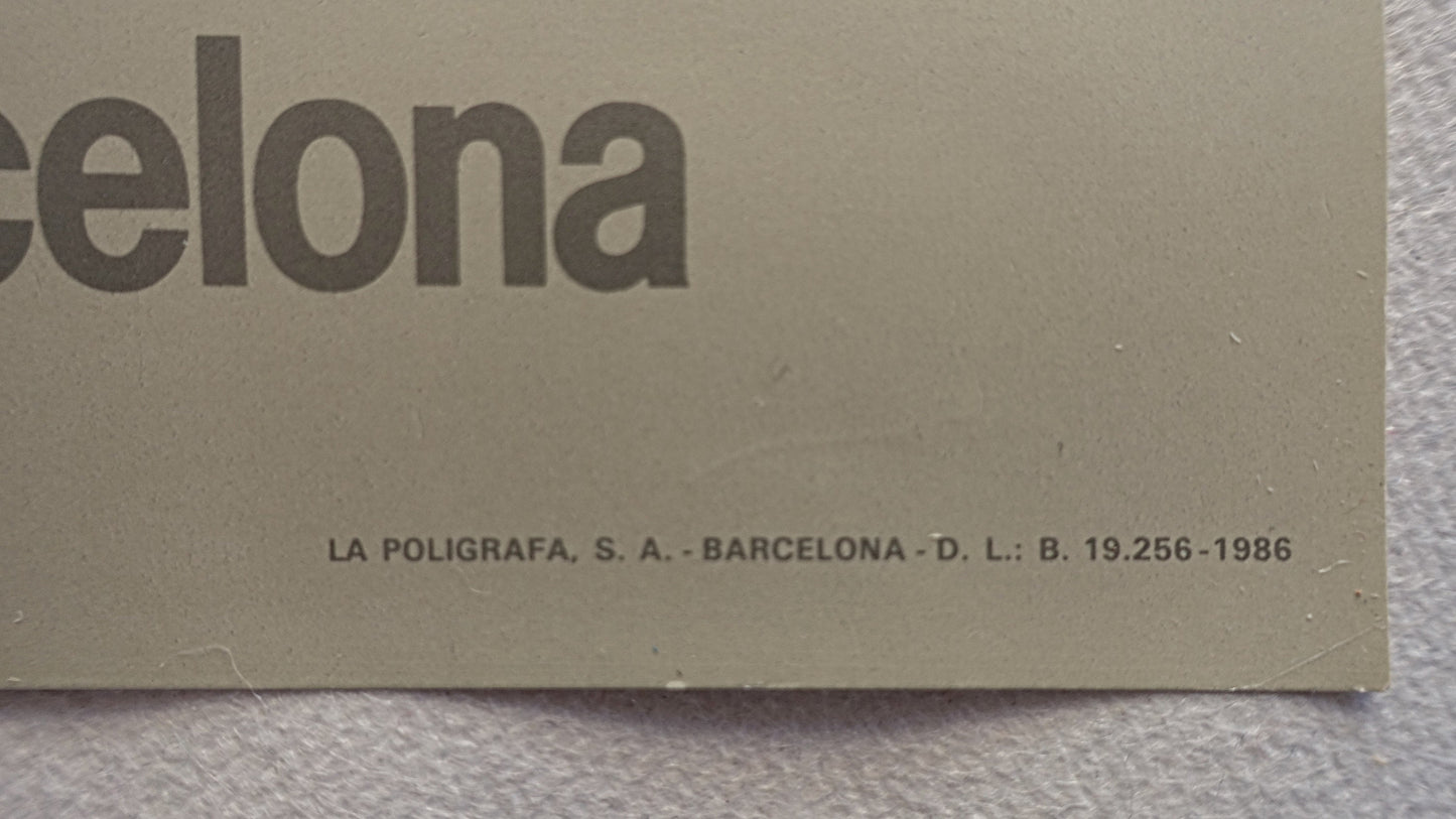 1986 Anthony Caro Spanish Exhibition Poster - Original Vintage Poster