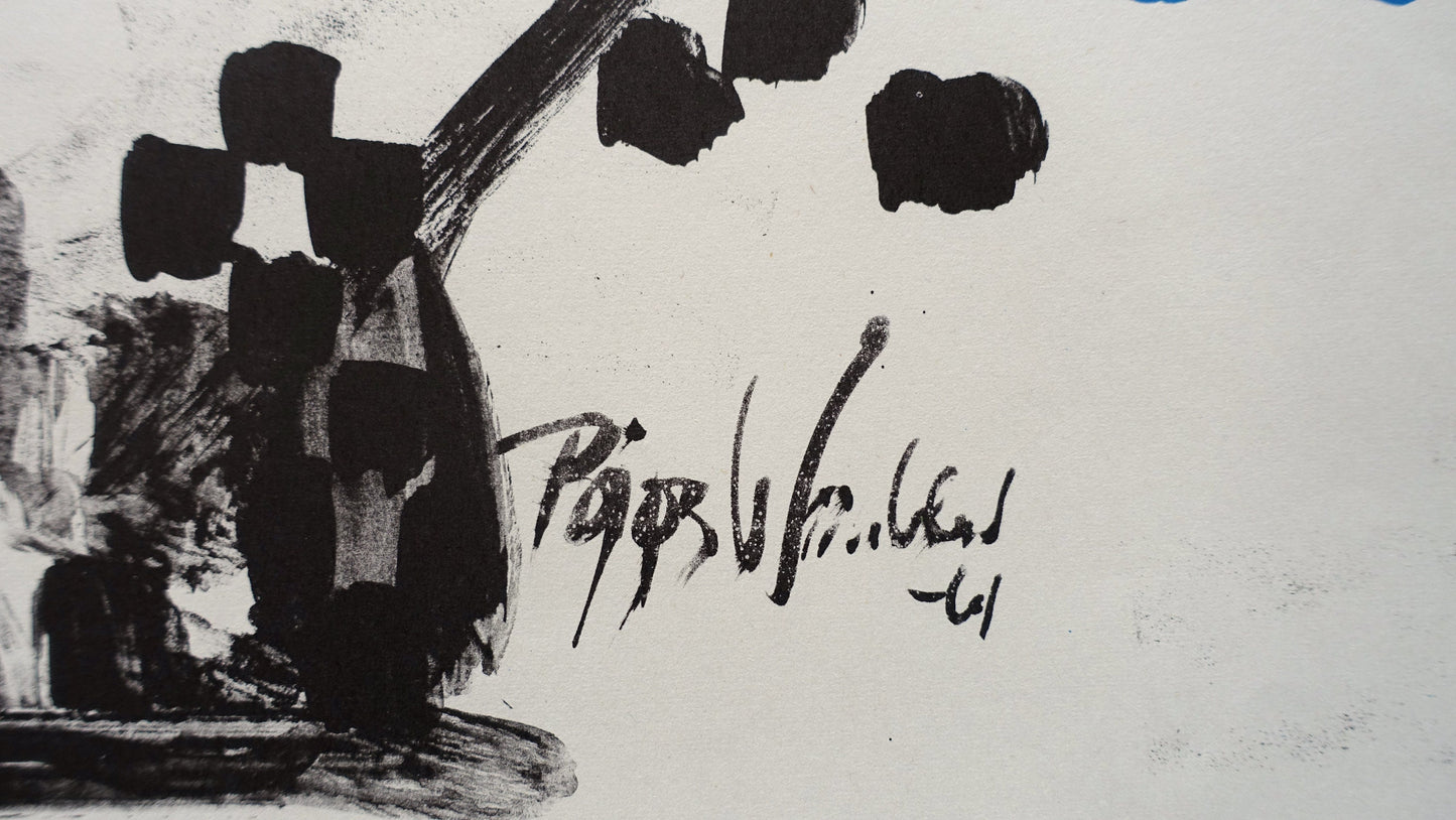1961 Wiinblad Illum Exhibition - Original Vintage Poster