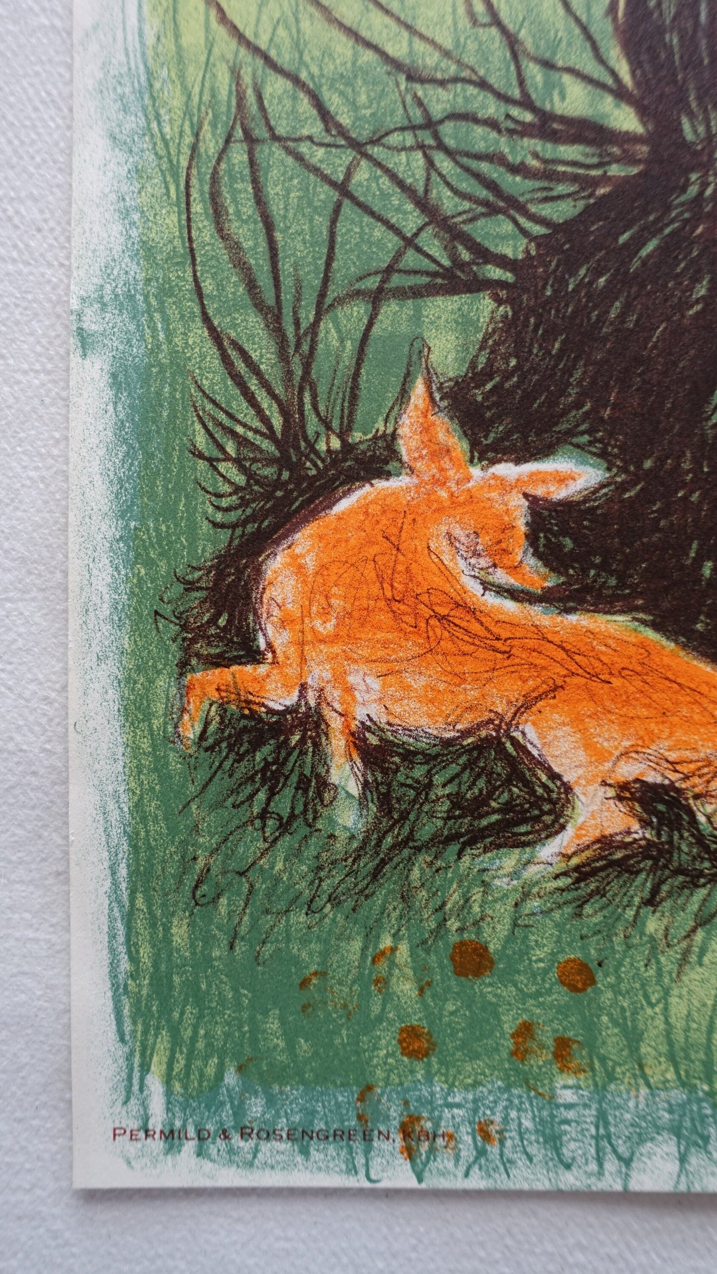 1961 Danish Nature Conservation Campaign by Ib Spang Olsen - Original Vintage Poster