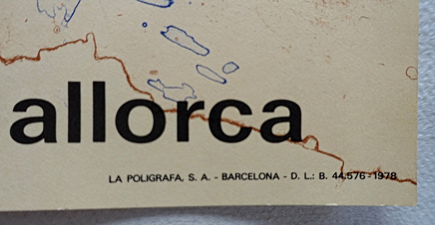 1979 Josep Guinovart Spanish Exhibition Poster at Palma de Mallorca - Original Vintage Poster