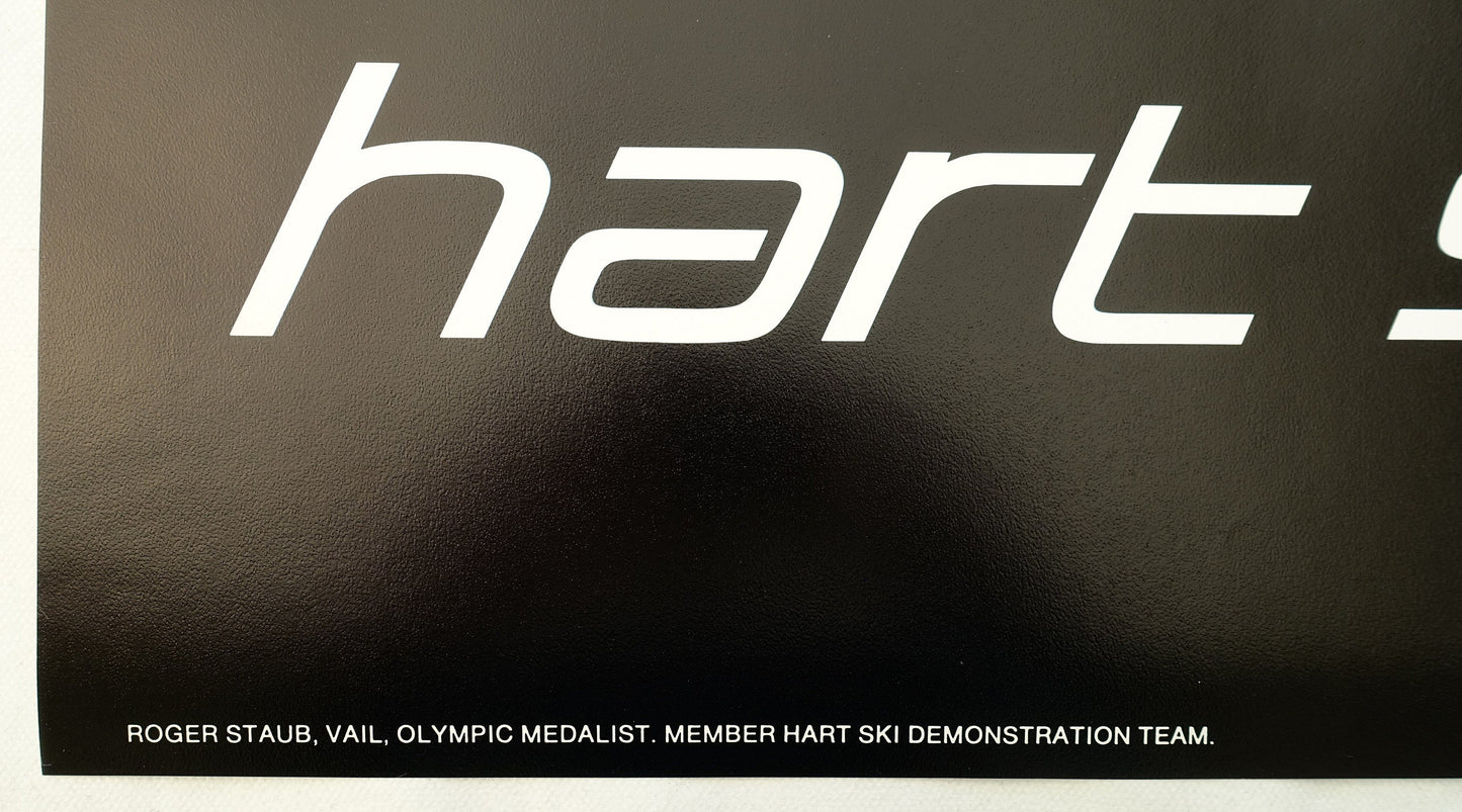 1960s Hart Ski Skiing Travel Poster feat. Roger Staub - Original Vintage Poster