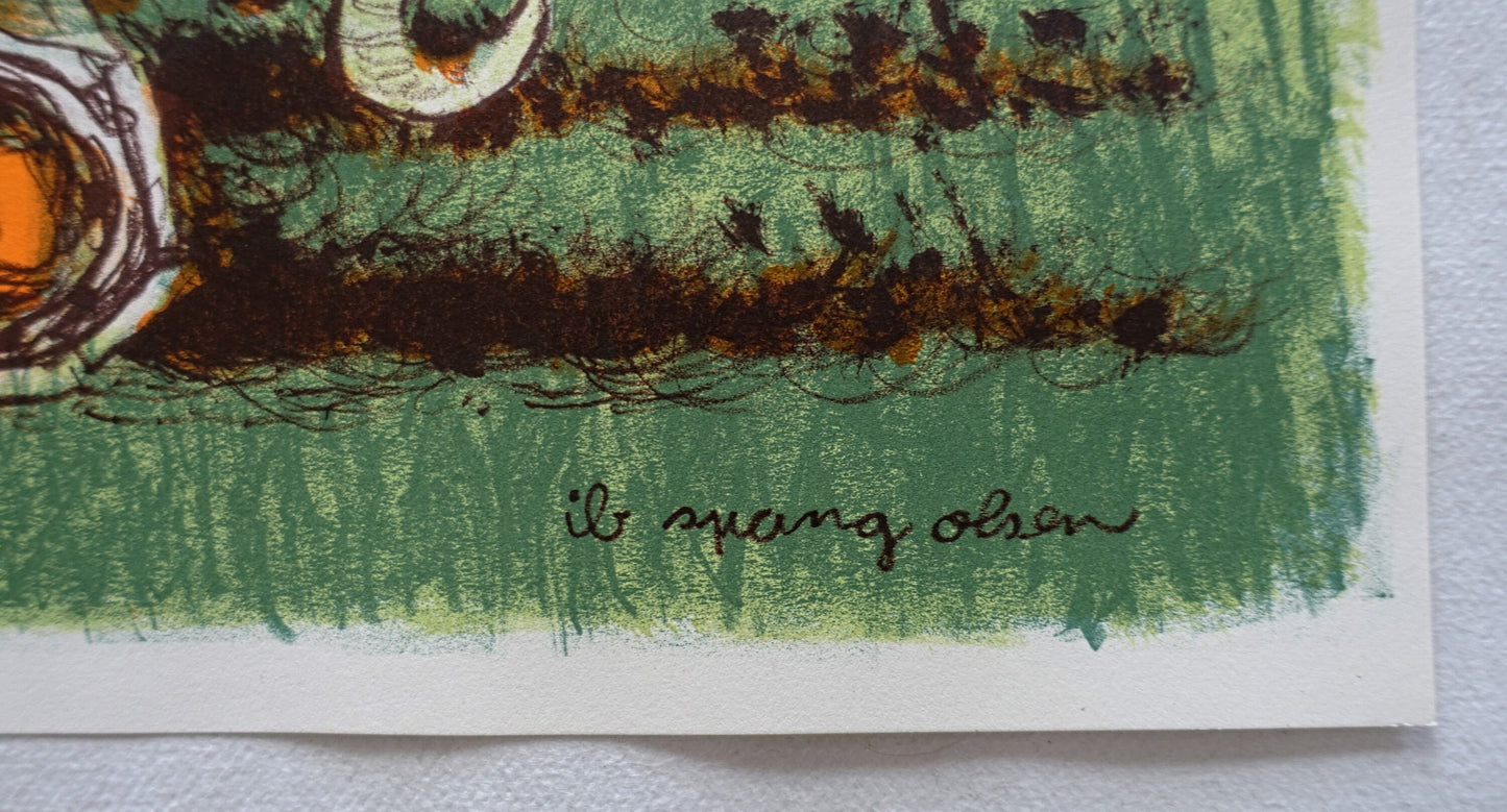 1961 Danish Nature Conservation Campaign by Ib Spang Olsen - Original Vintage Poster