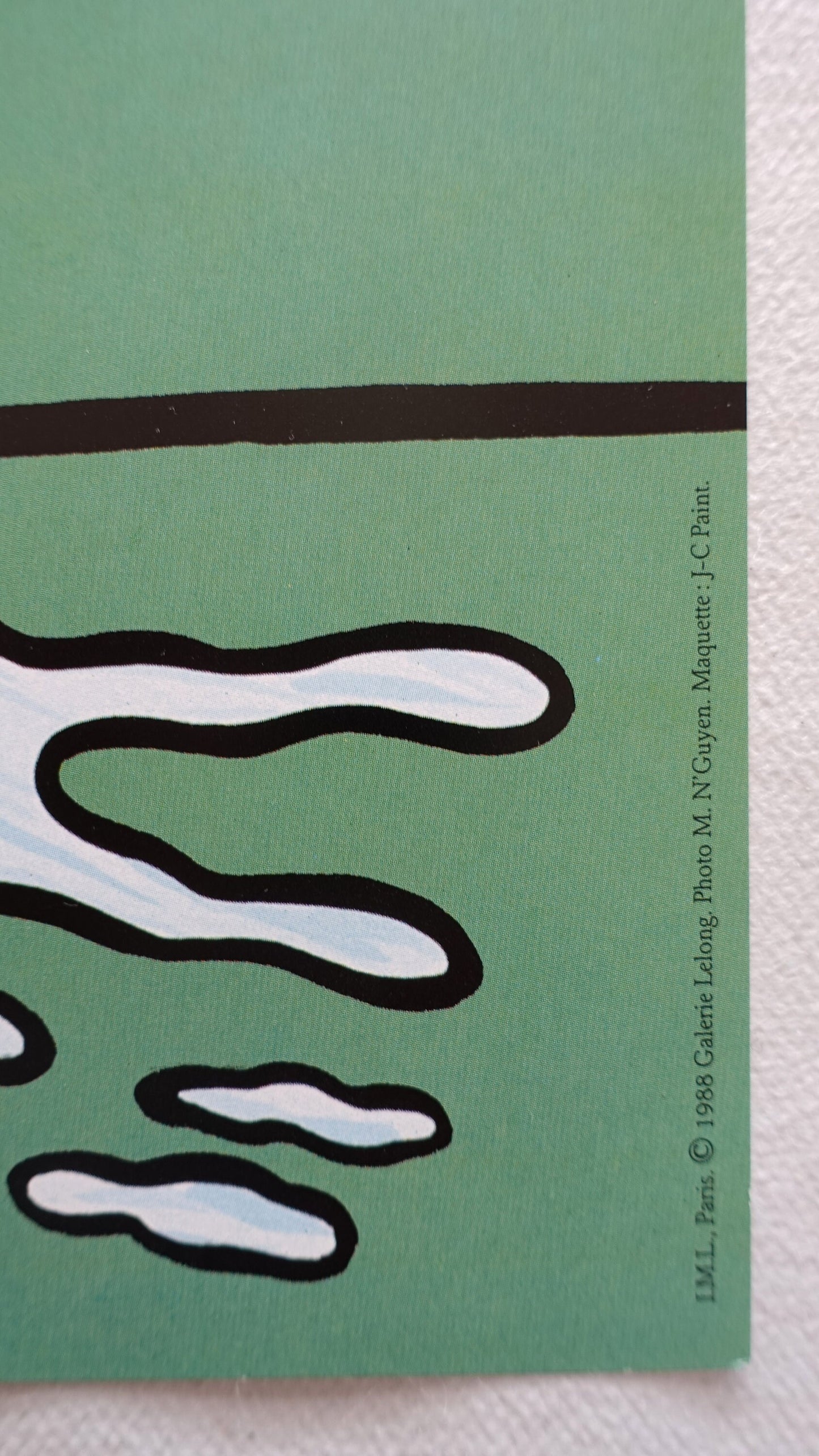 1988 Adami Exhibition Galerie Lelong - Original Vintage Poster