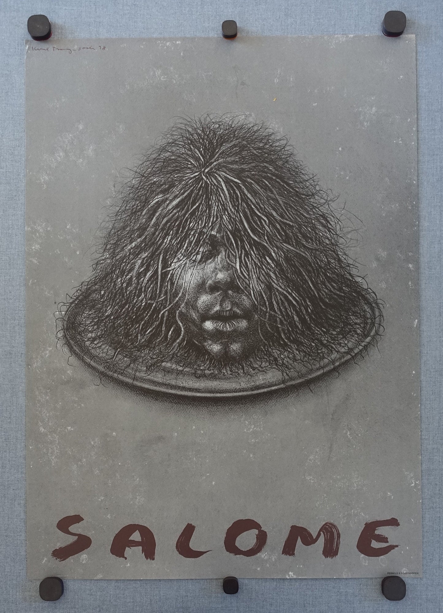 1978 Trampedach Salome Art Poster - Original Vintage Poster