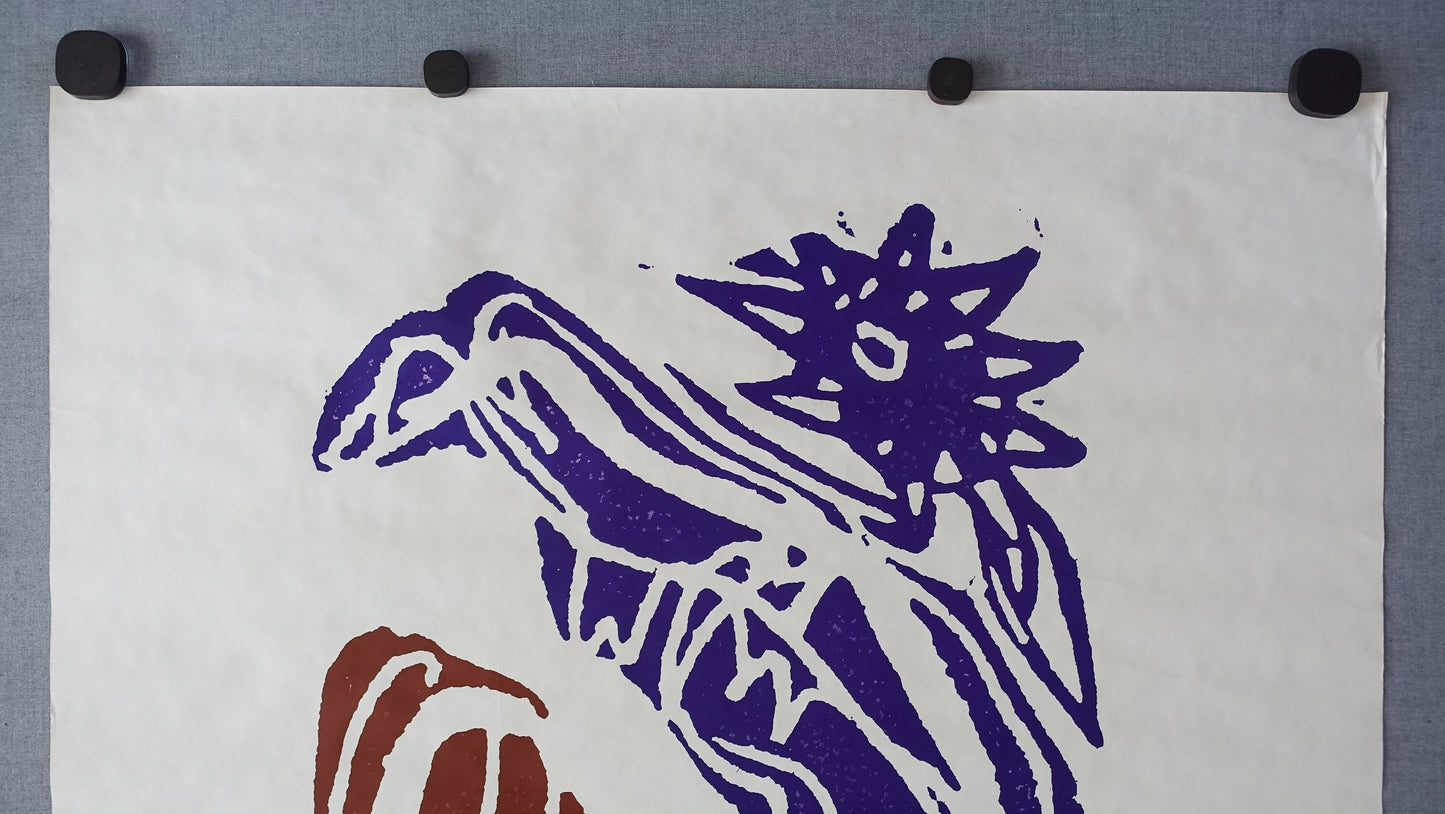 1978 Asger Jorn on Musée d'Art Moderne de la Ville de Paris (Large Version) - Original Vintage Poster