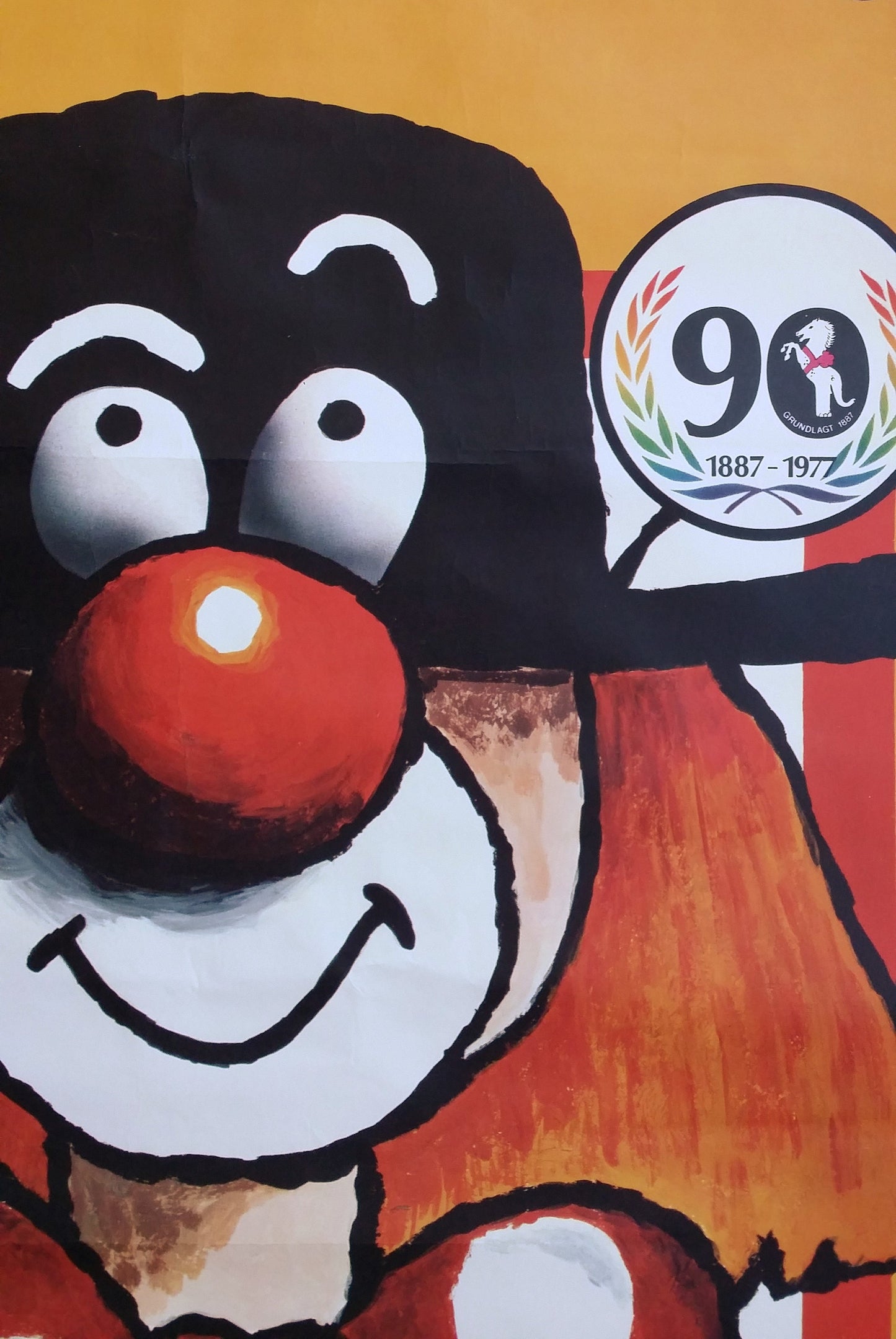 1977 Circus Benneweis "90 Years Anniversary" - Original Vintage Poster