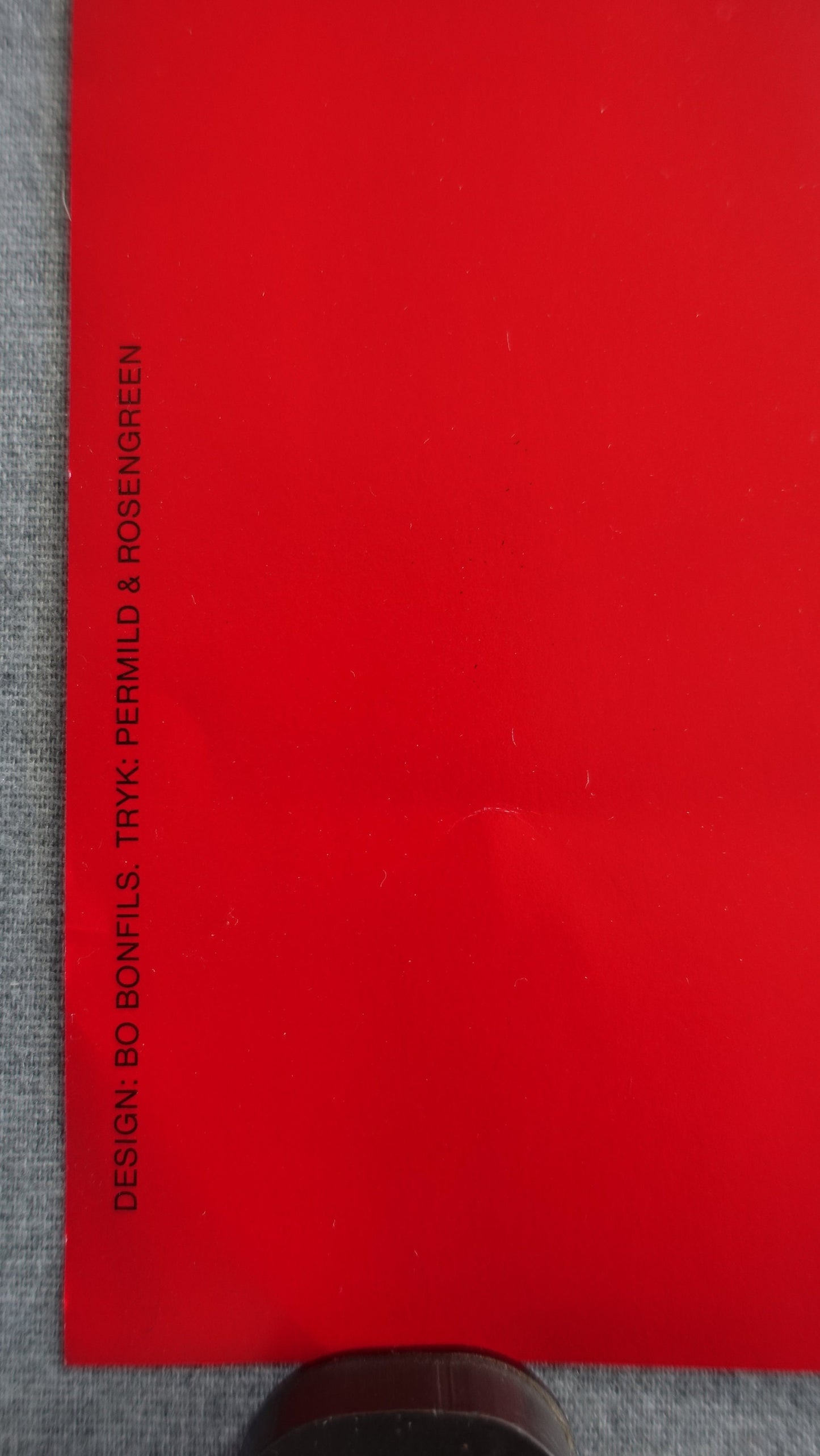 1984 Poul Kjærholm's "PK24 Chair" - Exhibition Poster - Original Vintage Poster