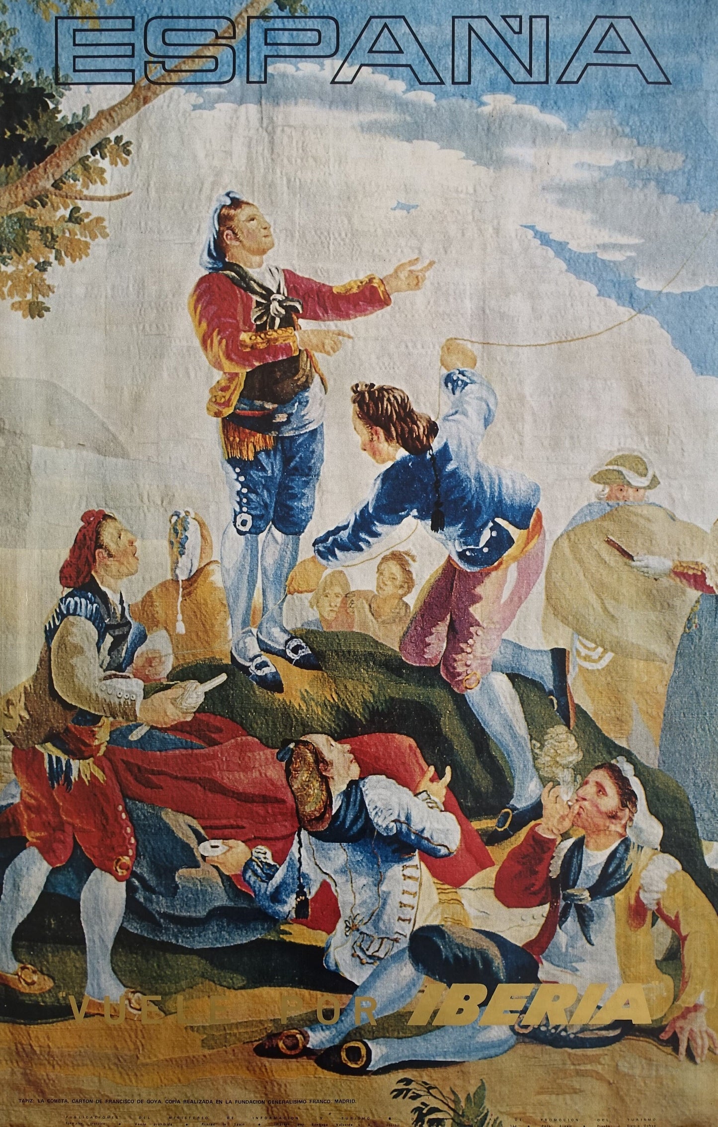 1970s Spain Travel Poster by Goya - Original Vintage Poster