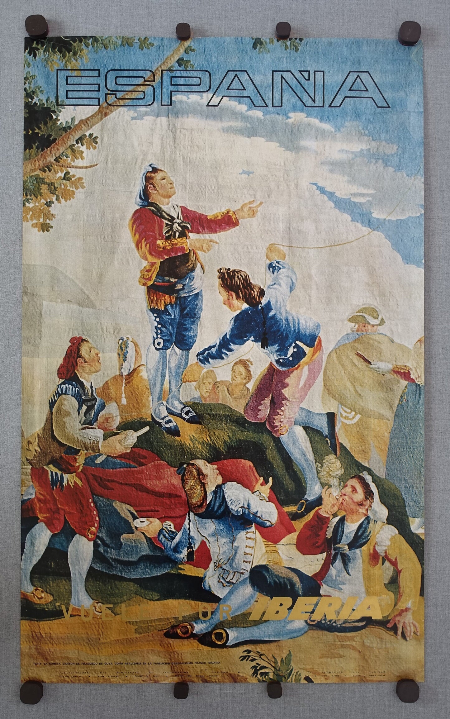 1970s Spain Travel Poster by Goya - Original Vintage Poster