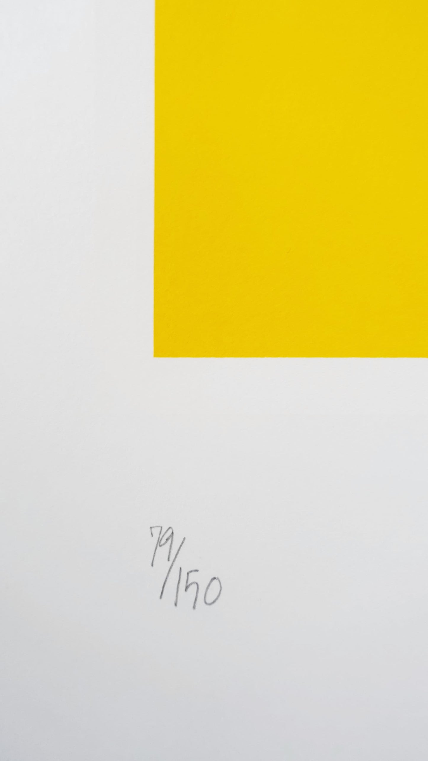 1980s Arnoldi Chair Orange Lithography - Original Vintage Poster