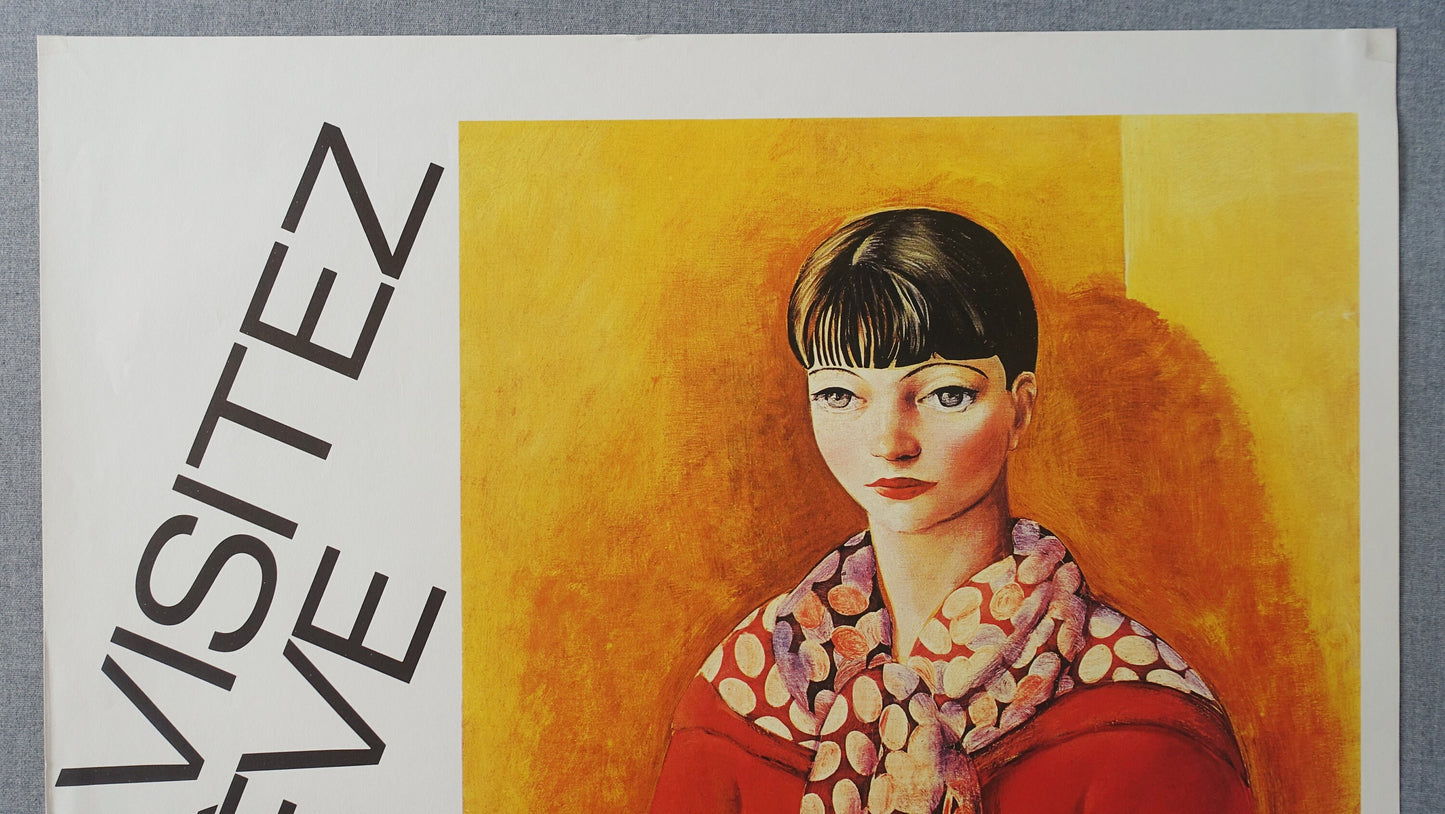 1980s Petit Palais Moise Kisling - Original Vintage Poster