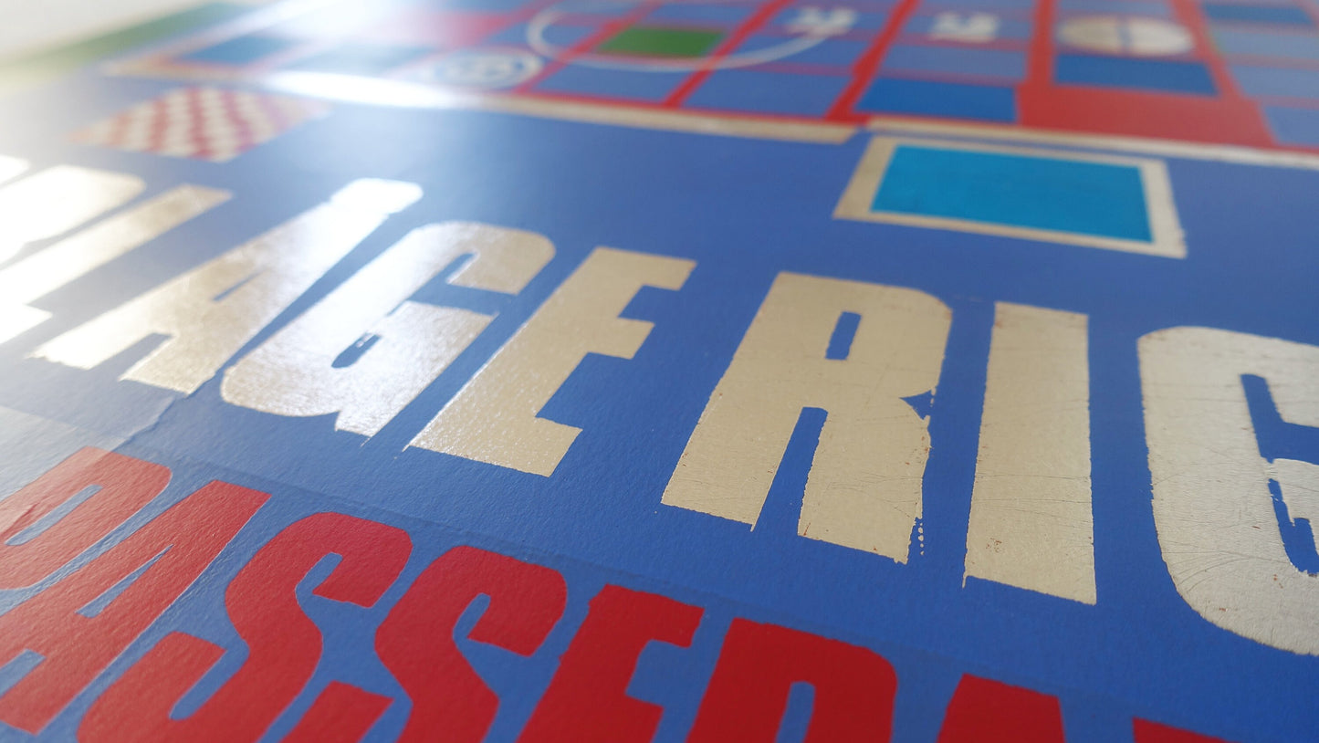 1970 Karl Åge Riget Galerie Passepartout- Original Vintage Poster