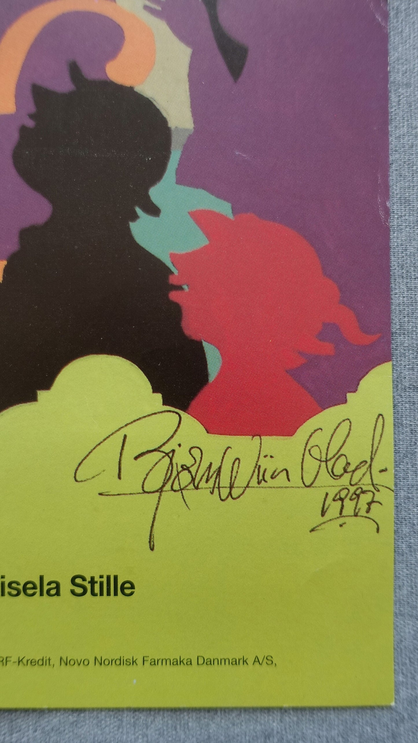 1997 Wiinblad Opera Concert Sophienholm Poster - Original Vintage Poster