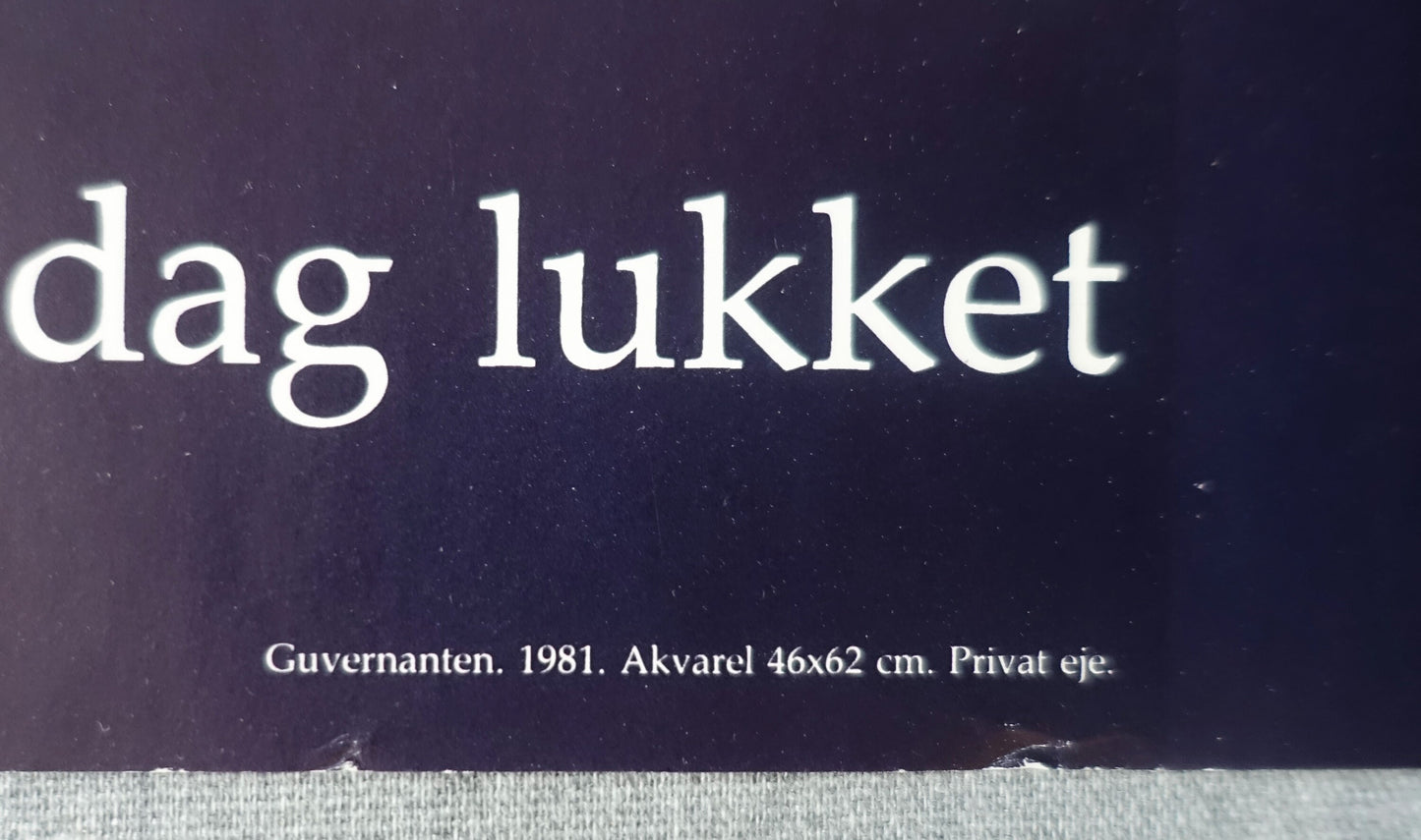 1985 Hans Henrik Lerfeldt Sønderjylland Exhibition Poster - Original Vintage Poster