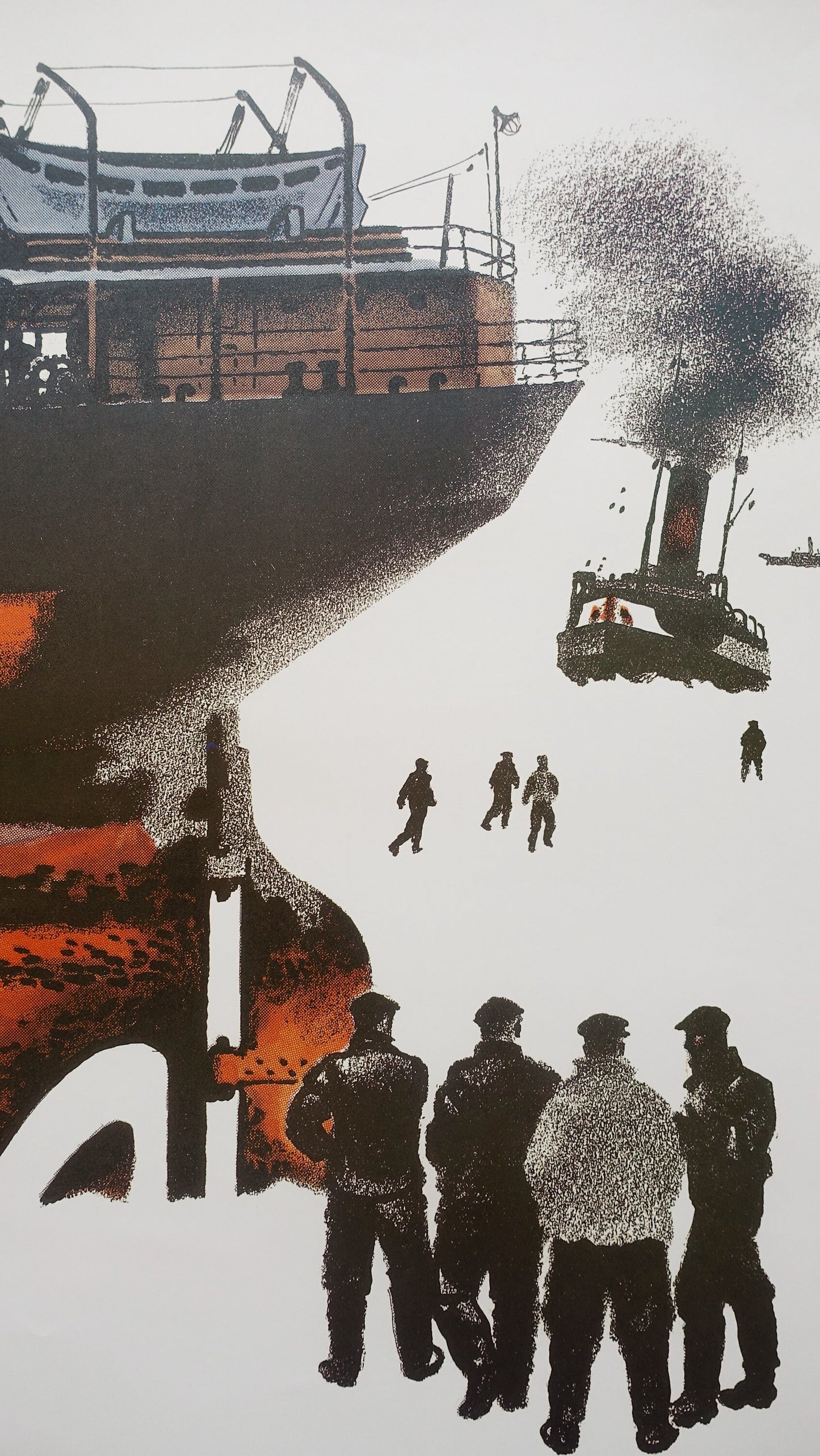 1990 Sikker Hansen Exhibition Poster - Original Vintage Poster