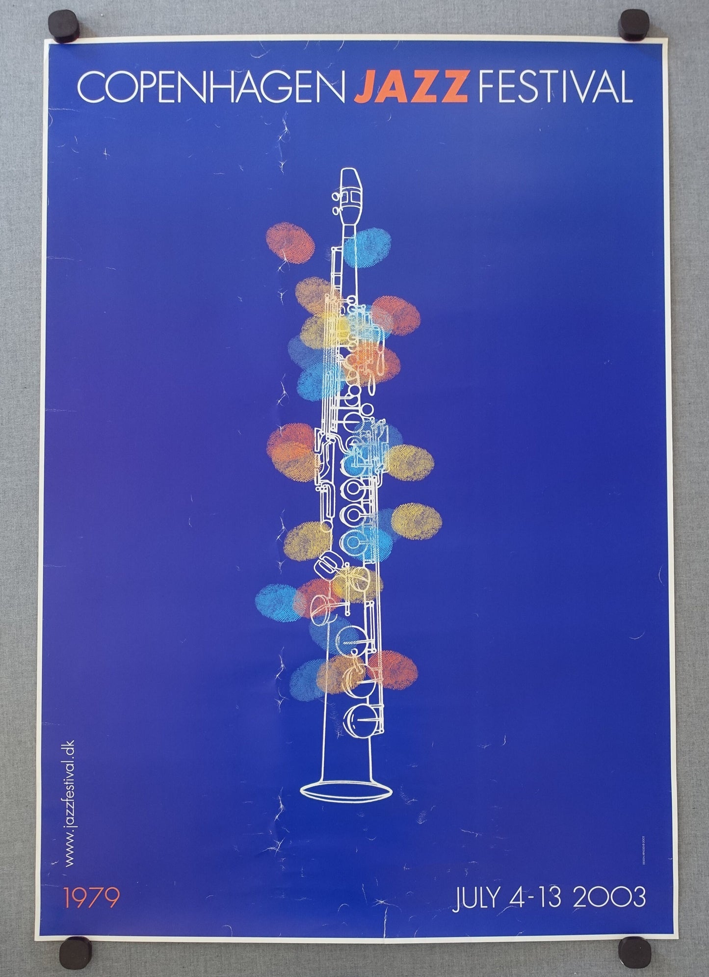 2003 Copenhagen Jazz Festival by Arnoldi - Original Vintage Poster
