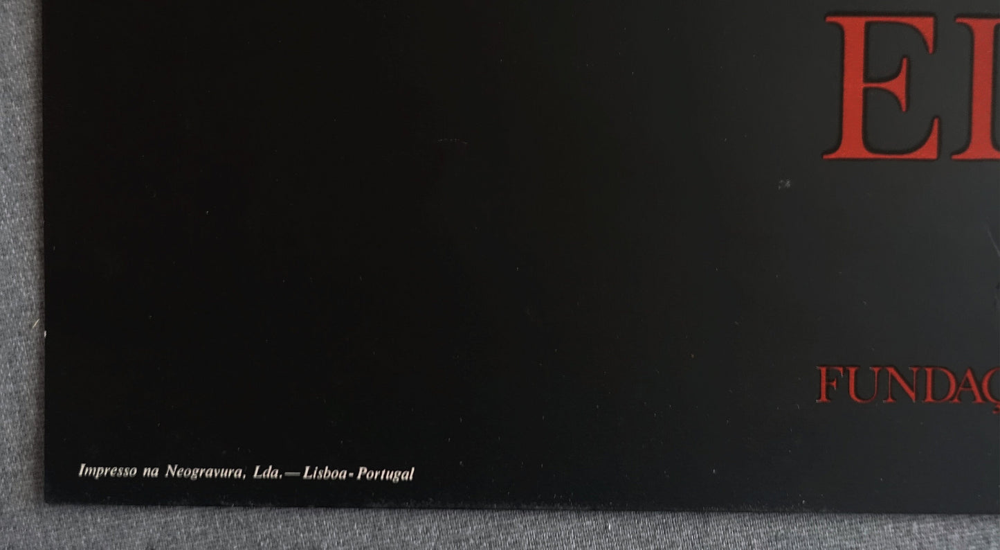 1978 Edvard Munch Exhibition Calouste Gulbenkian Foundation - Original Vintage Poster