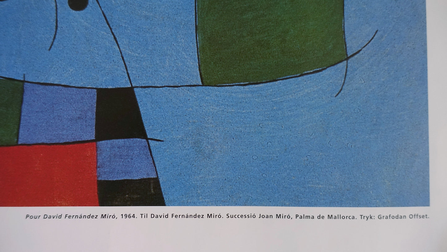 1998 Miro Louisiana Museum of Modern Art - Original Vintage Poster