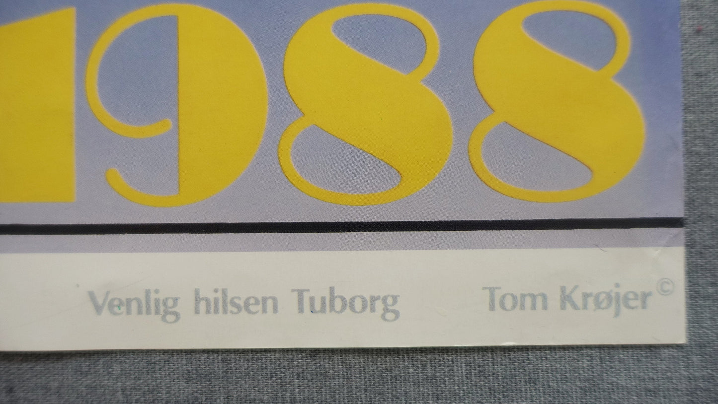 1988 Copenhagen Jazz Festival - Original Vintage Poster