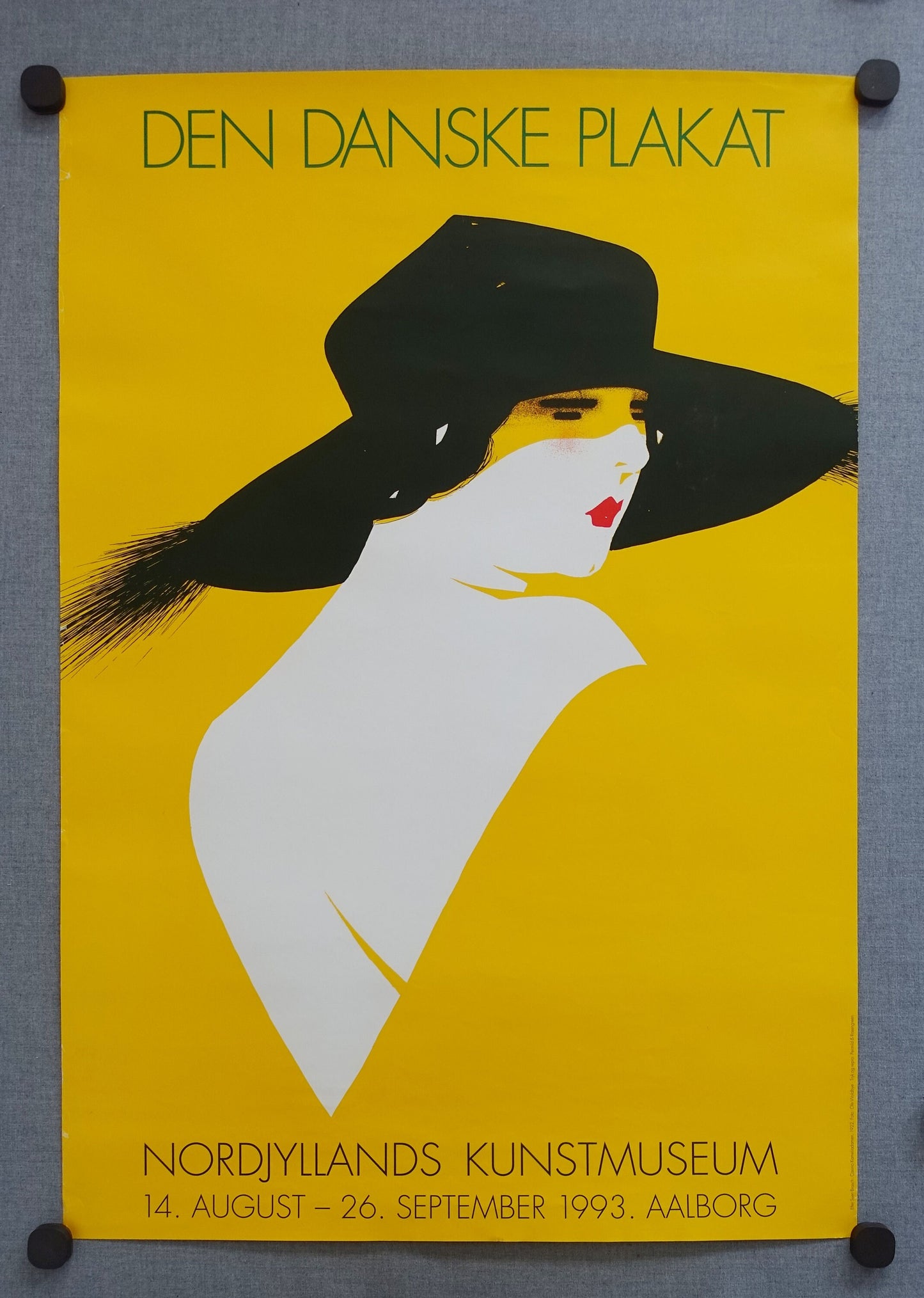 1993 Danish Exhibition Poster by Sven Brasch - Original Vintage Poster