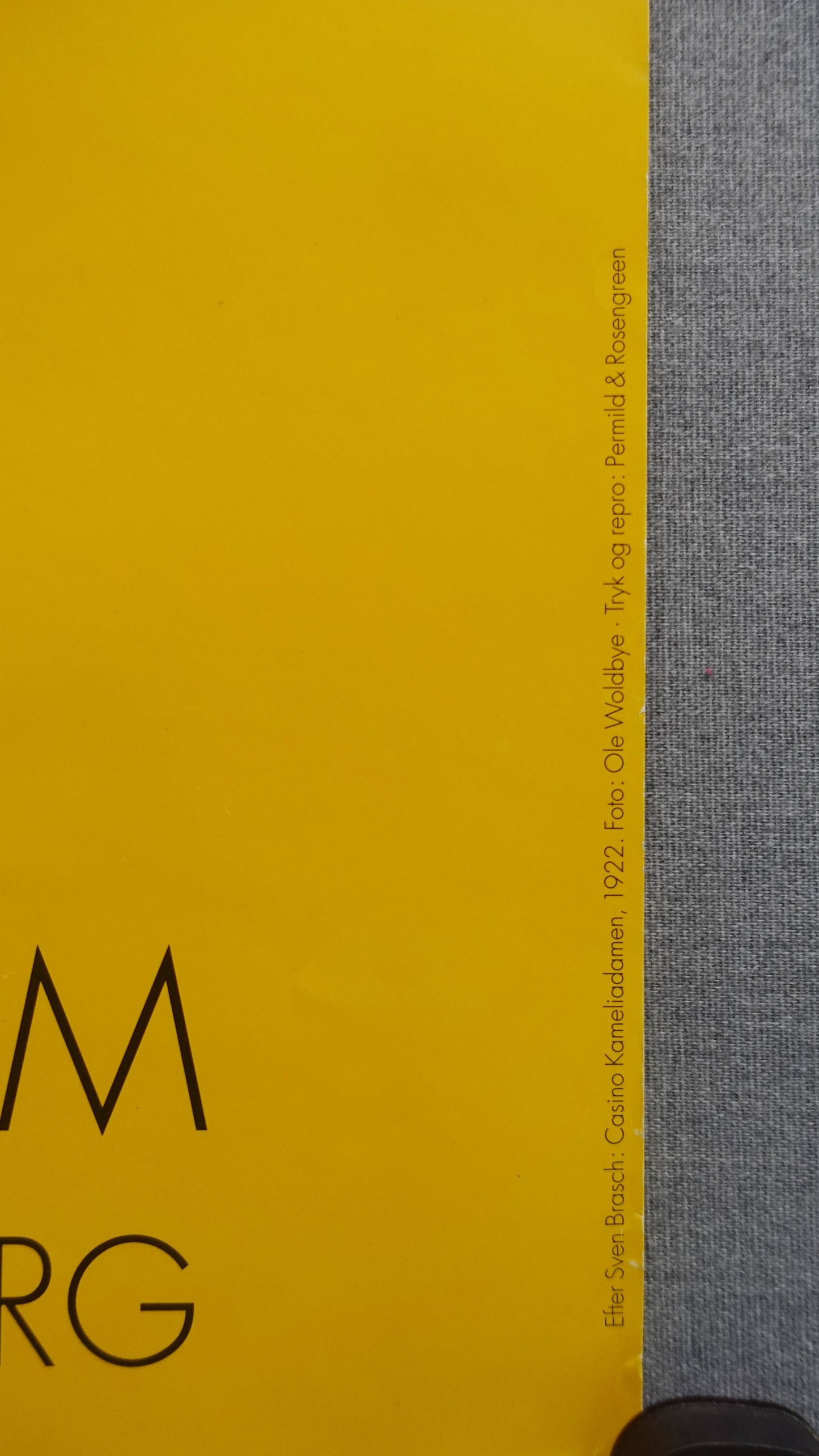 1993 Danish Exhibition Poster by Sven Brasch - Original Vintage Poster