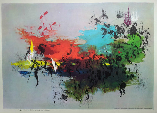 1961 SAS Airlines Poster (Balboa) - Original Vintage Poster