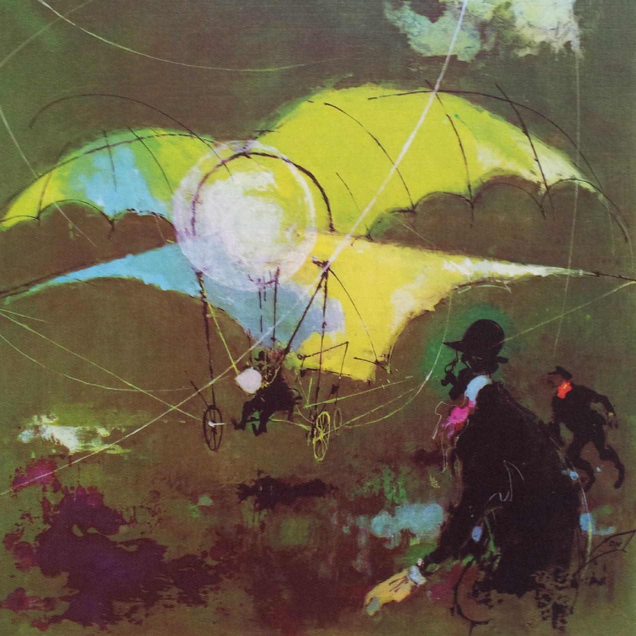 1960 SAS Airlines Poster (Jacob Christian Ellehammer) - Original Vintage Poster