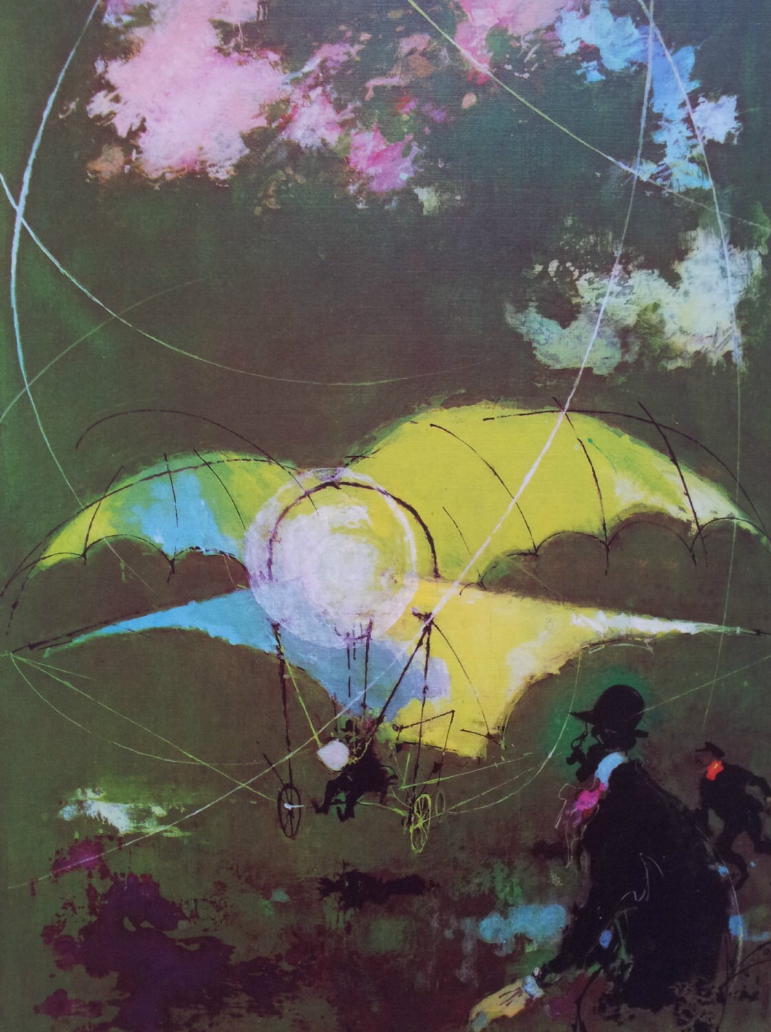 1960 SAS Airlines Poster (Jacob Christian Ellehammer) - Original Vintage Poster
