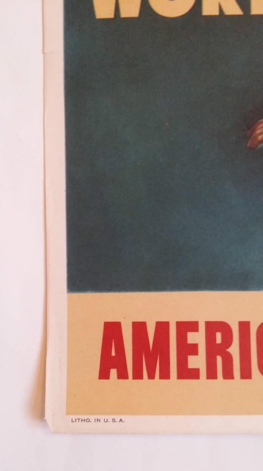 1945 American Junior Red Cross - Original Vintage Poster