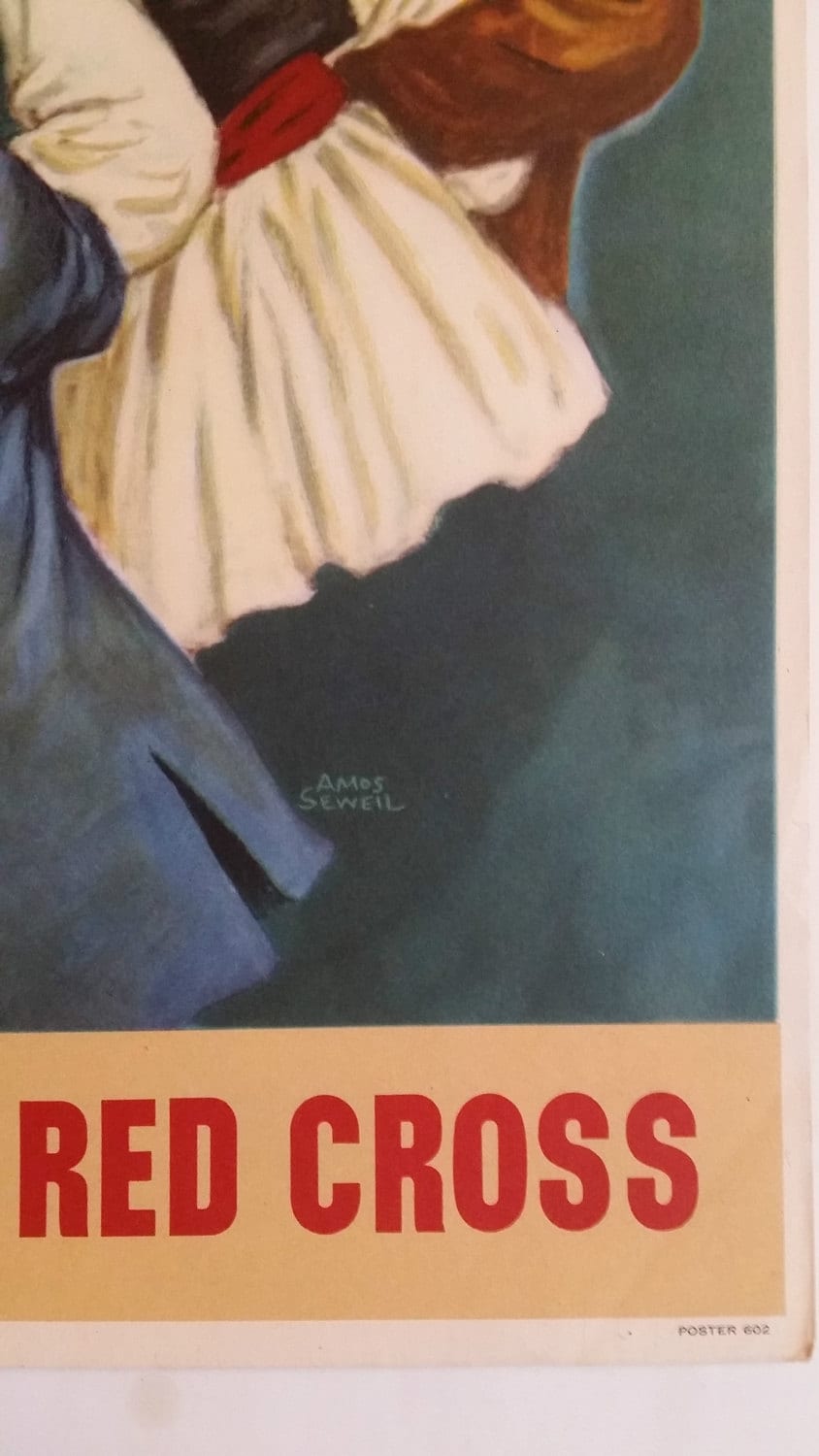 1945 American Junior Red Cross -  Original Vintage Poster