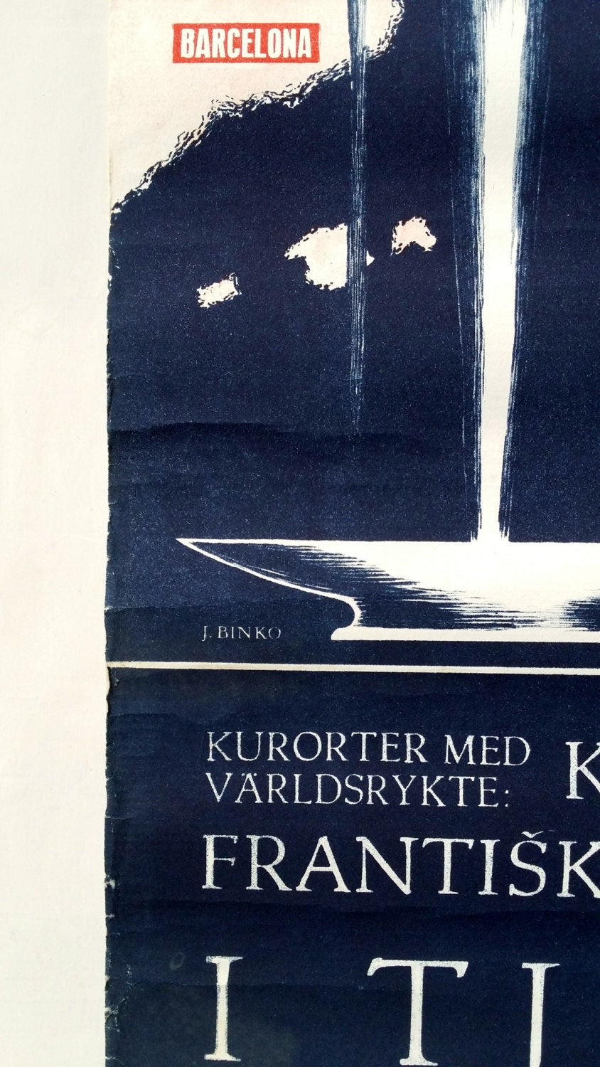 1960s Spas in Europe - Original Vintage Poster