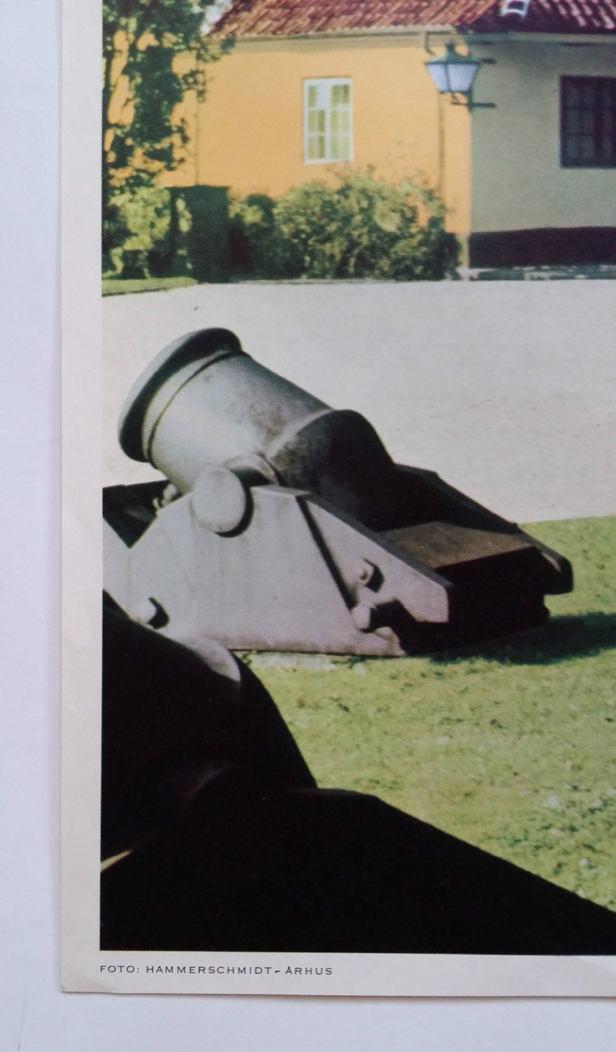 1950s Denmark Travel poster - Citadel of Fredericia - Original Vintage Poster