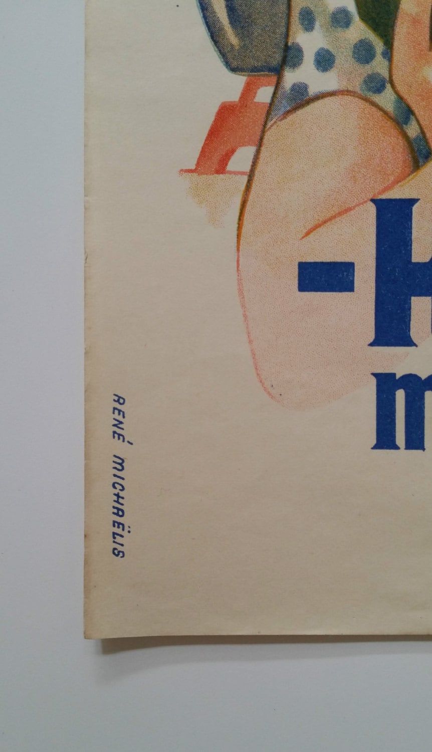 1950s Danish Butter Margarine Advertisement - Kloster Margarine - Original Vintage Poster