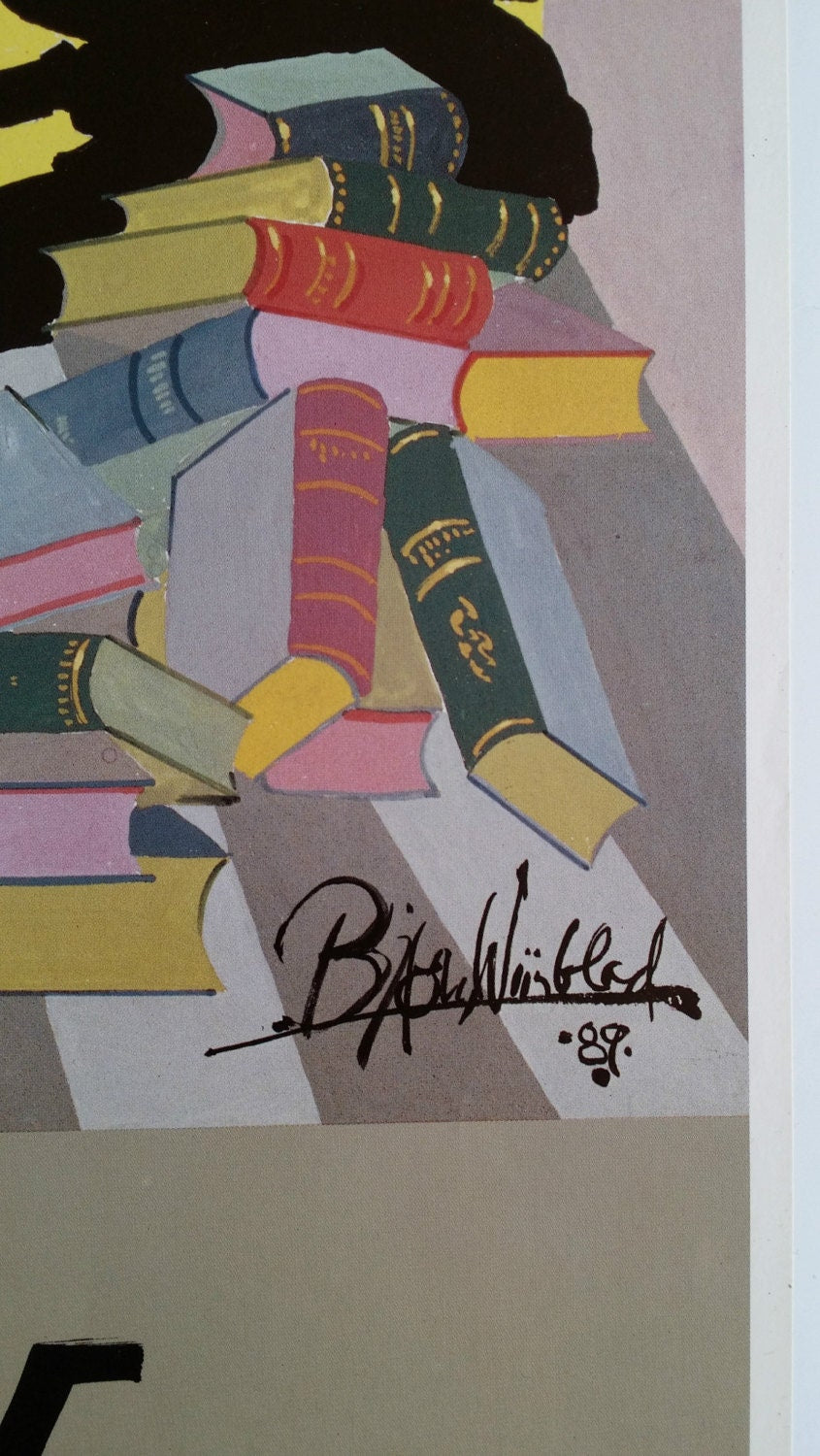 1989 Wiinblad's "The Ugly Duckling" - Original Vintage Poster