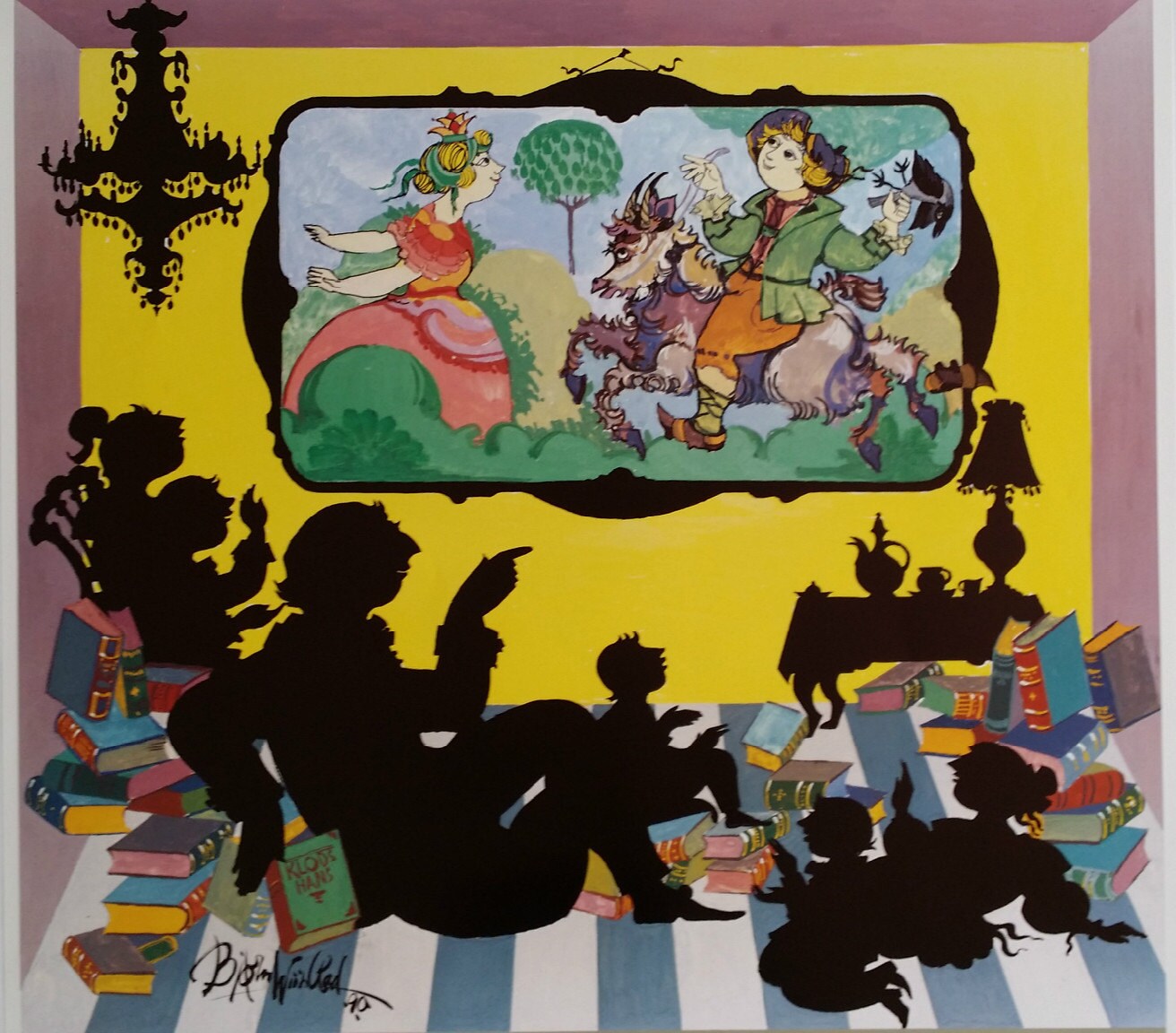 1990 Wiinblad's "Clumsy Hans" - Original Vintage Poster