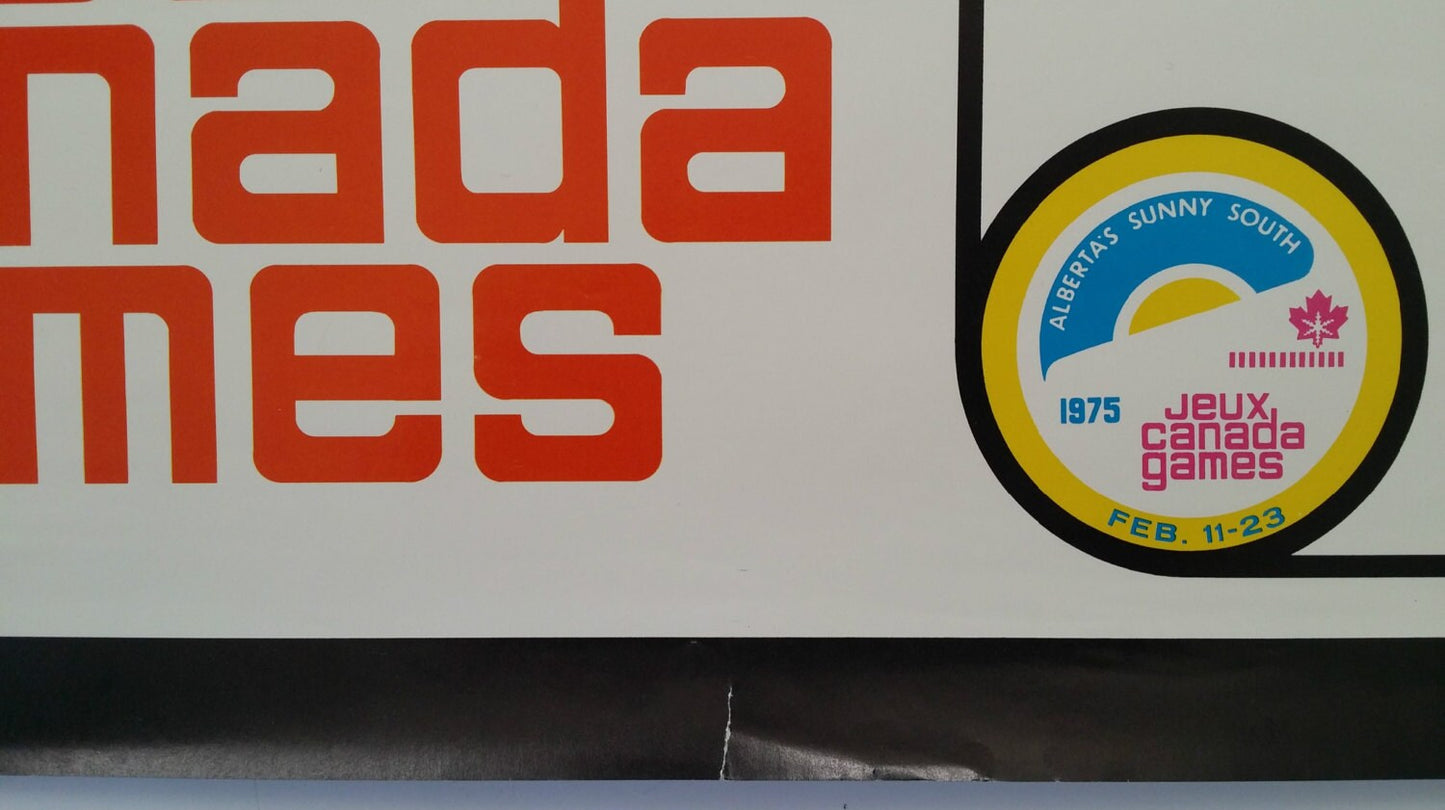 1975 Youth Sports Games Canada - Original Vintage Poster
